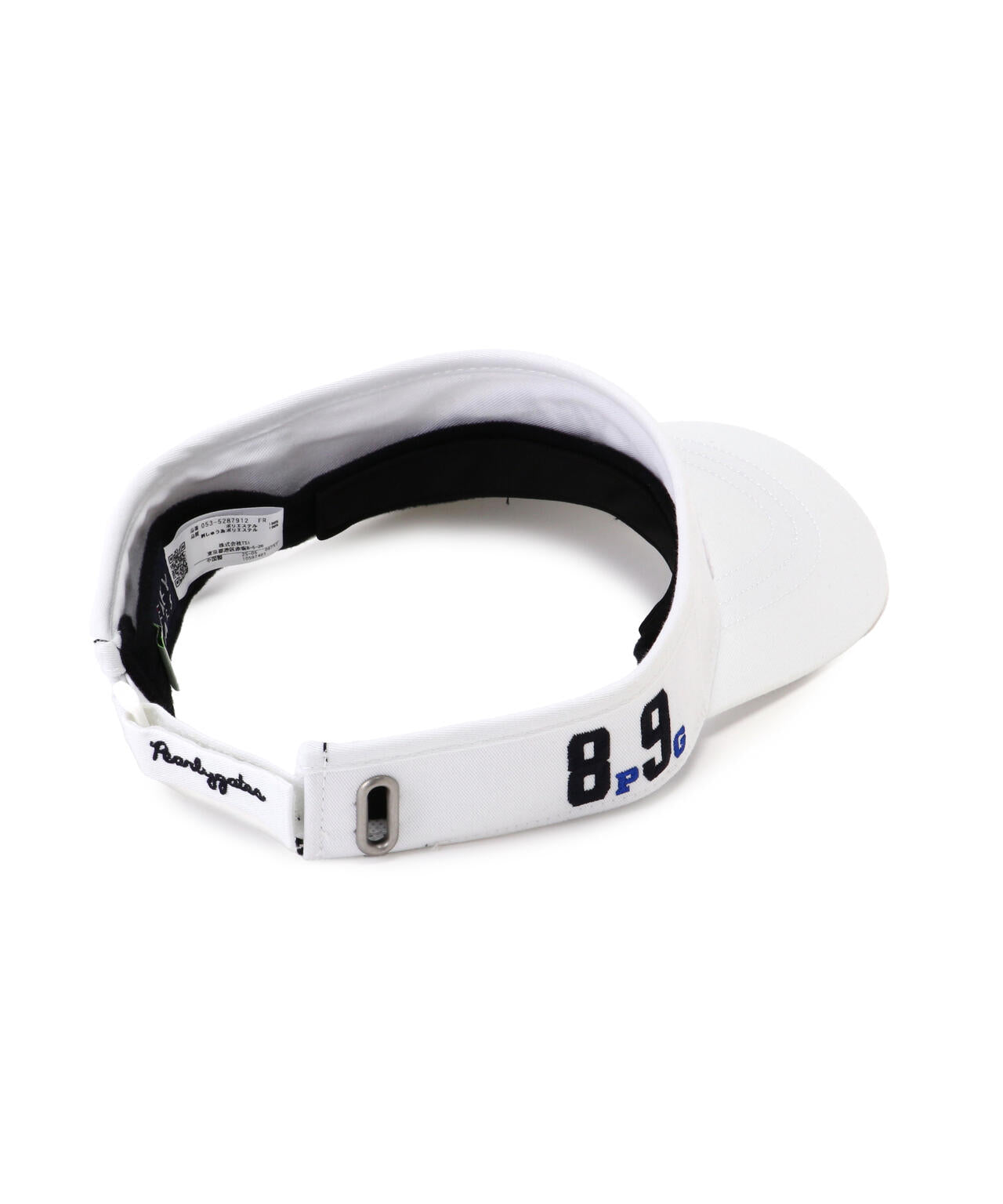 ベースボールロゴリサイクルツイルバイザー (UNISEX)