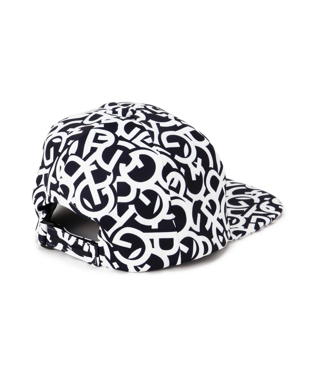 【PGG】【直営店舗&公式オンライン限定】無縫製風キャップ <ロゴ総柄> (UNISEX)