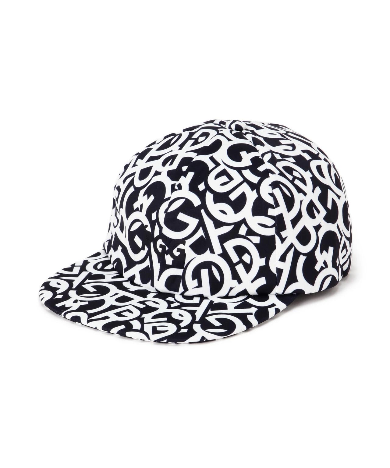 【PGG】【直営店舗&公式オンライン限定】無縫製風キャップ <ロゴ総柄> (UNISEX)