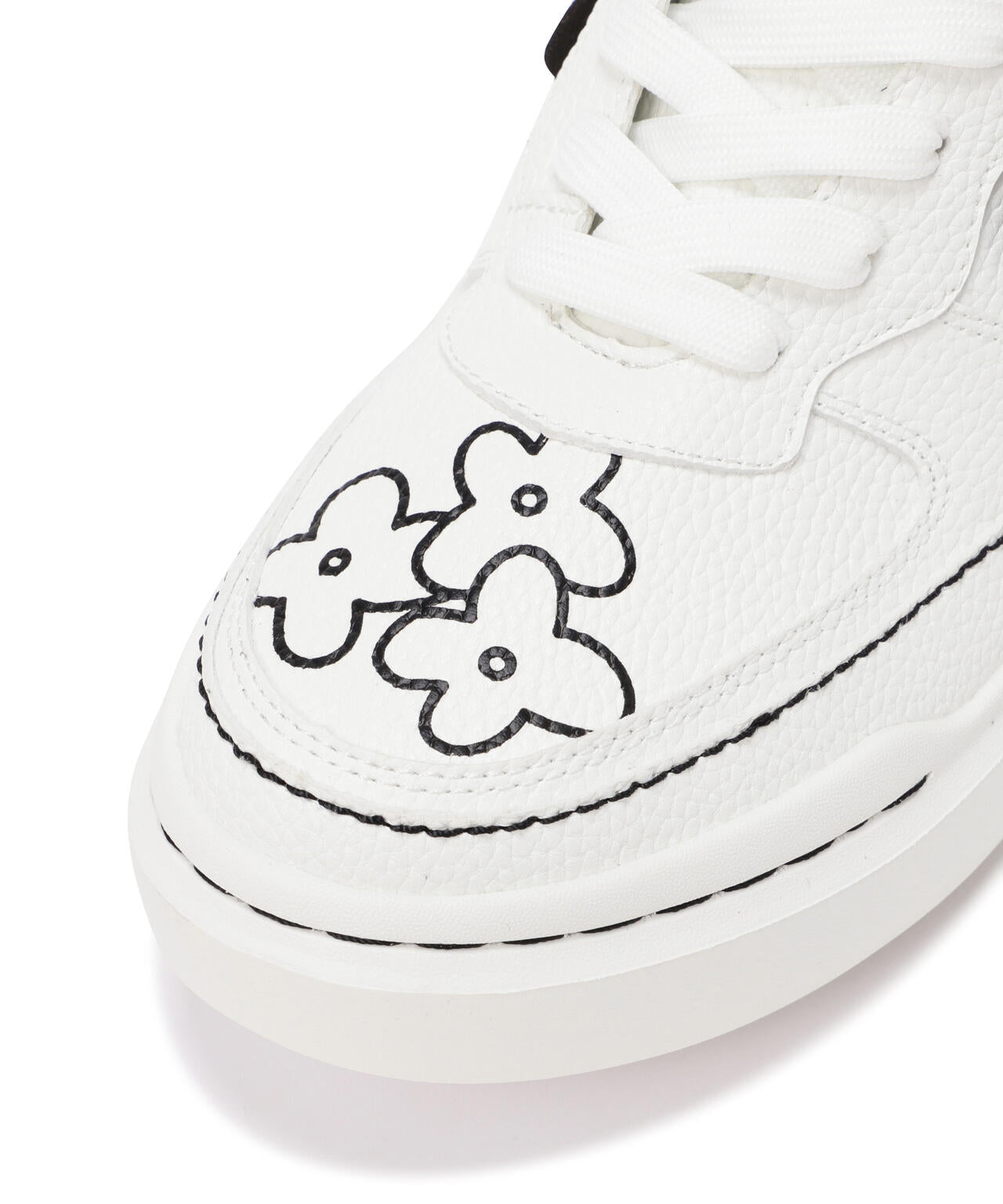 ロゴ×花柄ハイカットシューズ (LADIES)