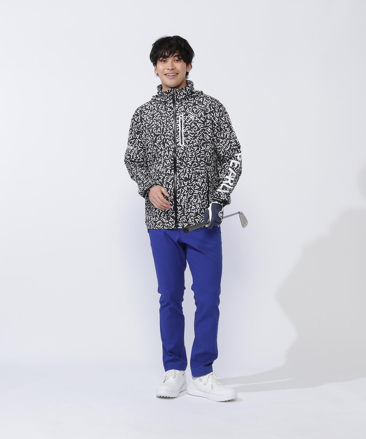 CRAFTEVOフルジップアップレインジャケット <ロゴ/千鳥柄> (MENS)