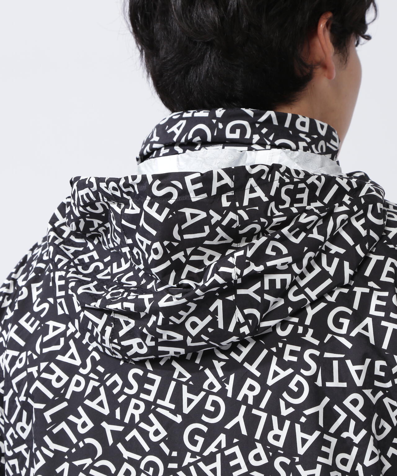 CRAFTEVOフルジップアップレインジャケット <ロゴ/千鳥柄> (MENS)