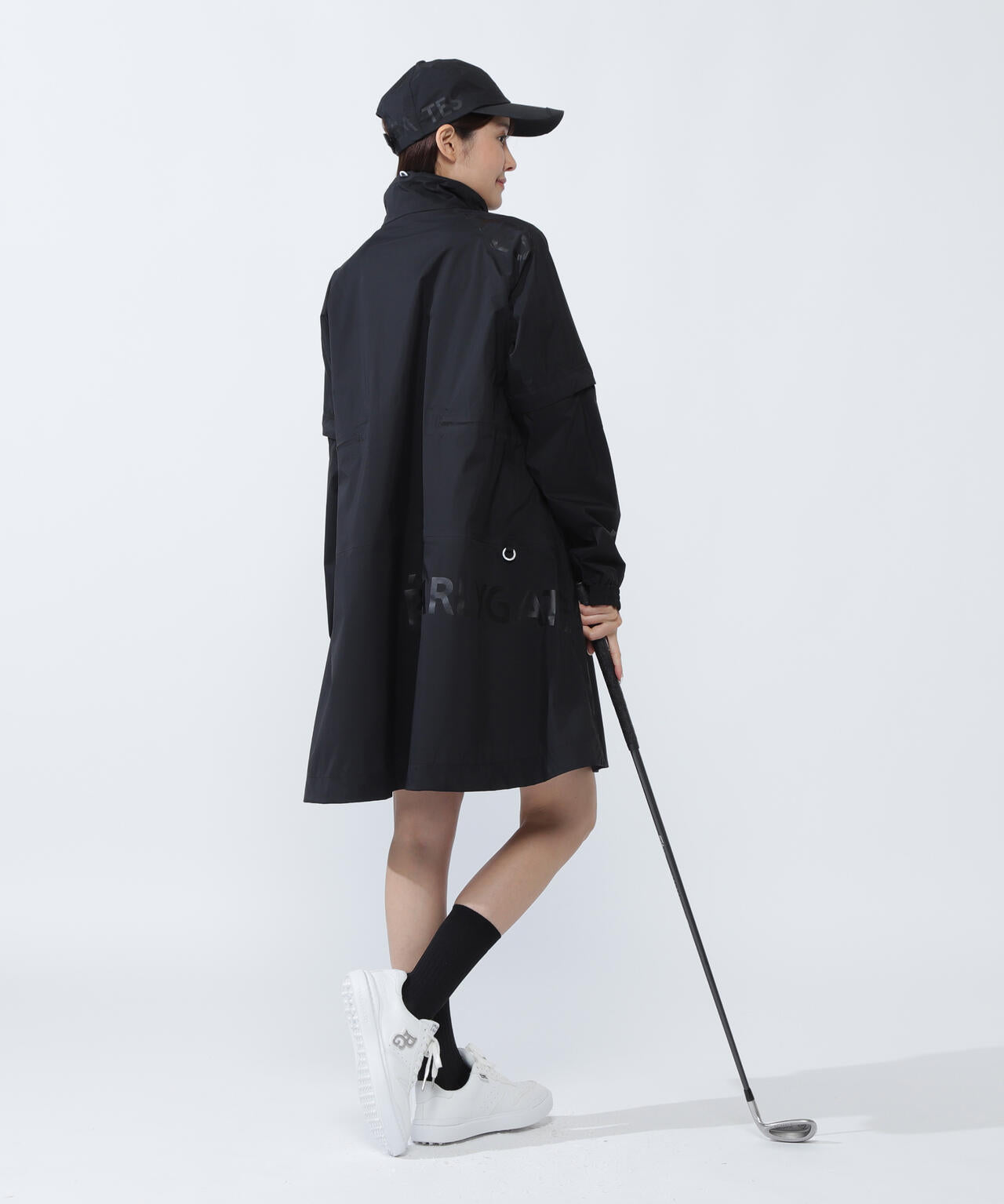 NYストレッチタフタ3Lレインワンピース (LADIES)