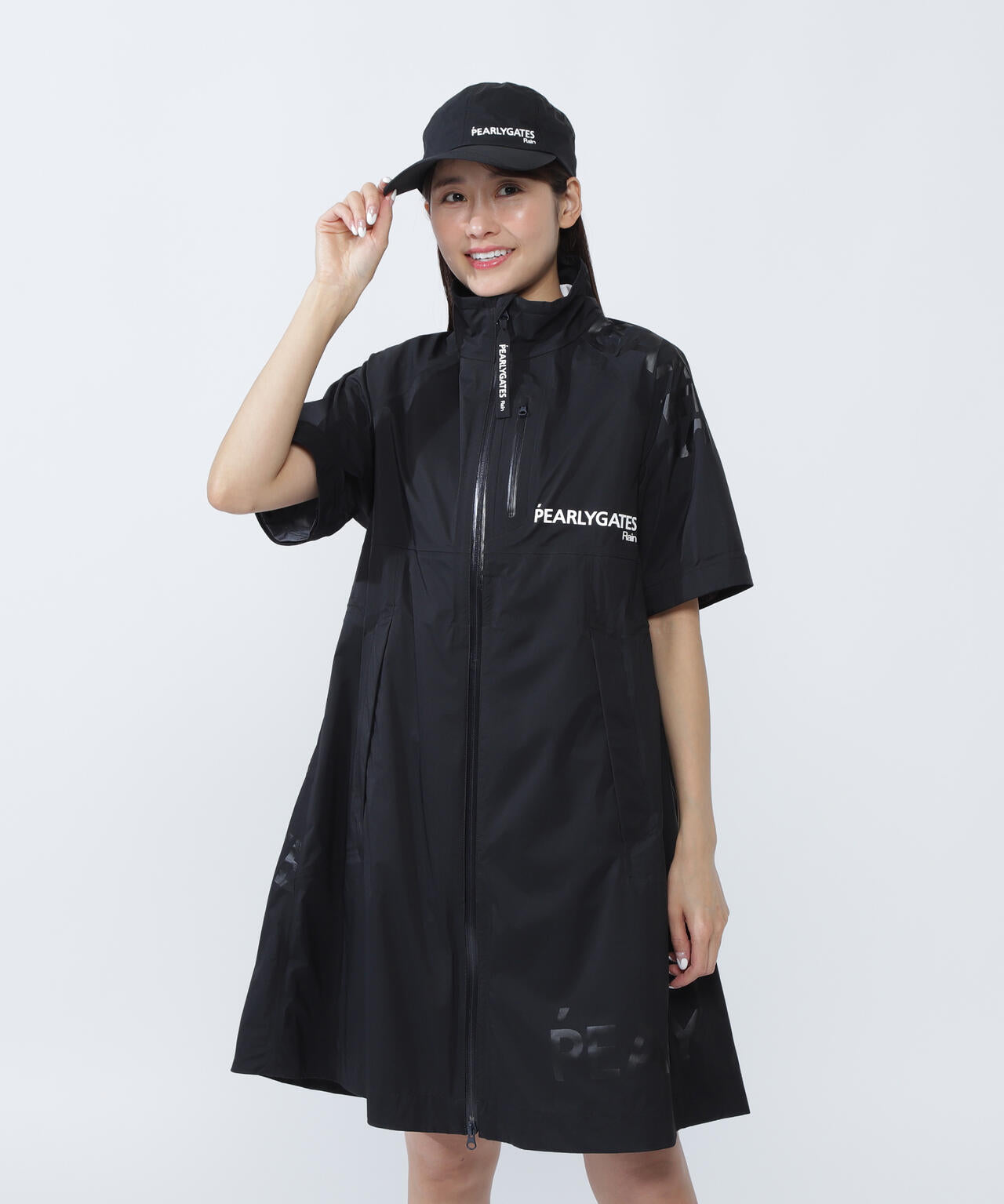 NYストレッチタフタ3Lレインワンピース (LADIES)