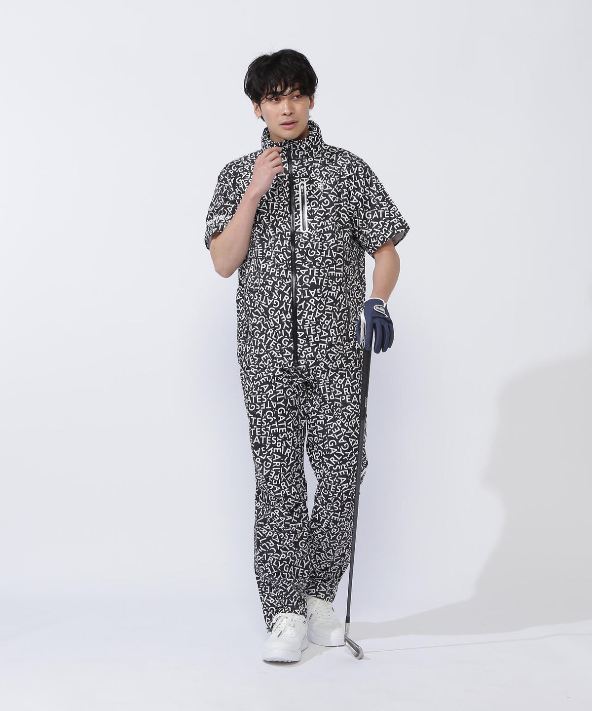 CRAFTEVOレインパンツ <ロゴ/千鳥柄> (MENS)