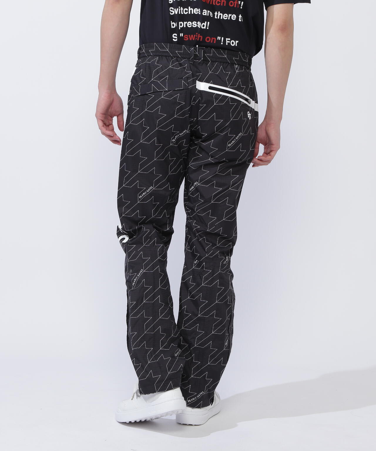 CRAFTEVOレインパンツ <ロゴ/千鳥柄> (MENS)