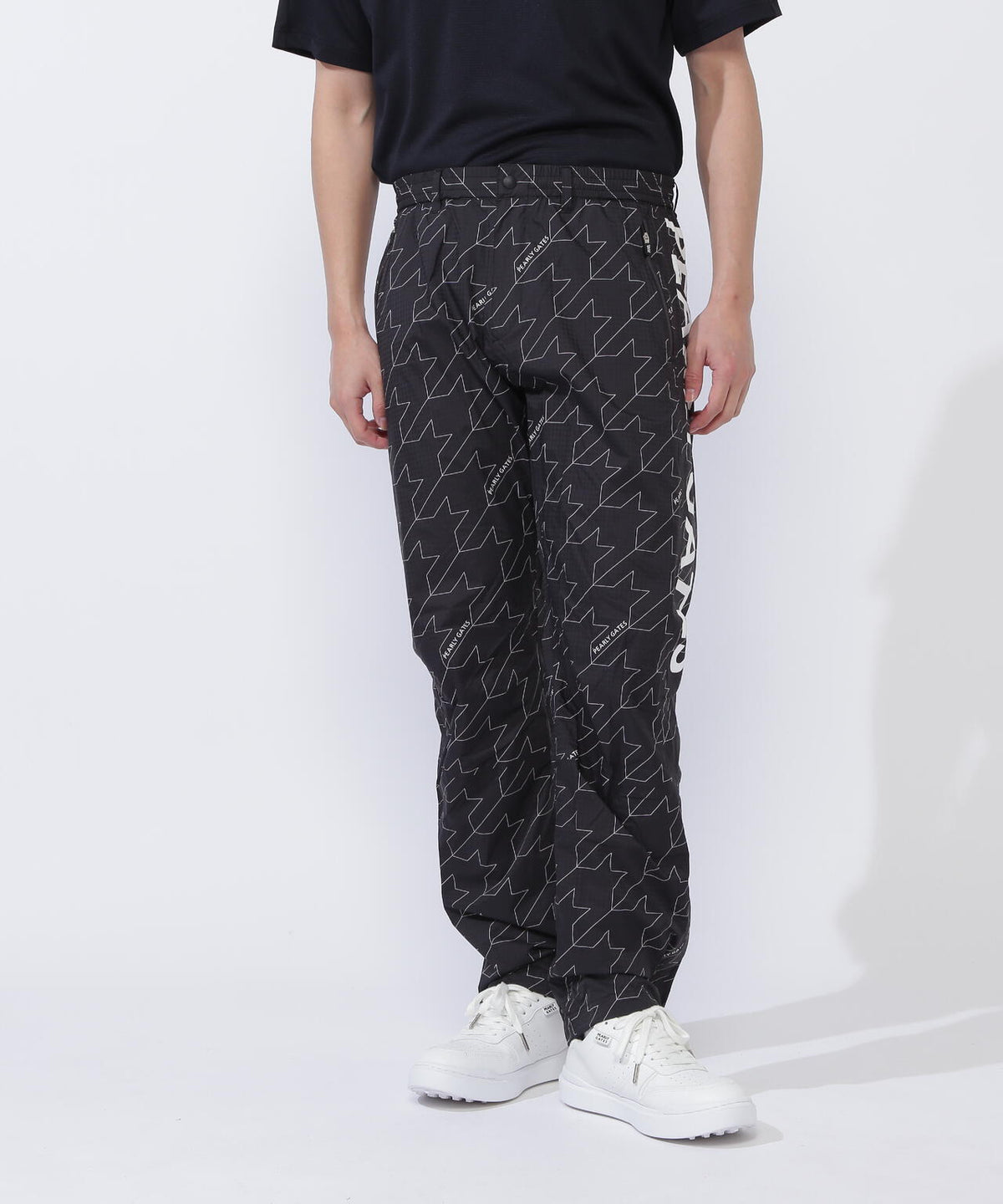 CRAFTEVOレインパンツ <ロゴ/千鳥柄> (MENS)