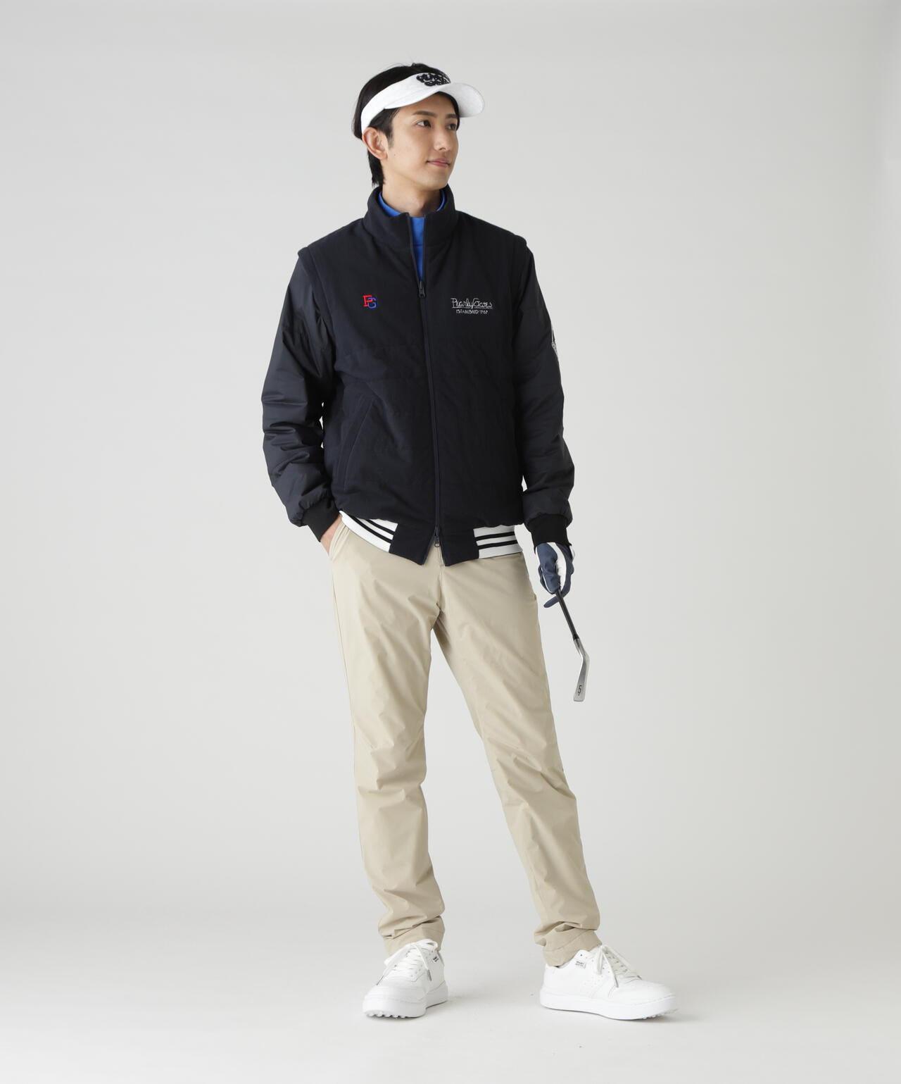 Nyストレッチリップストップ×超KARUISHI軽量中綿リバーシブルスタンドブルゾン