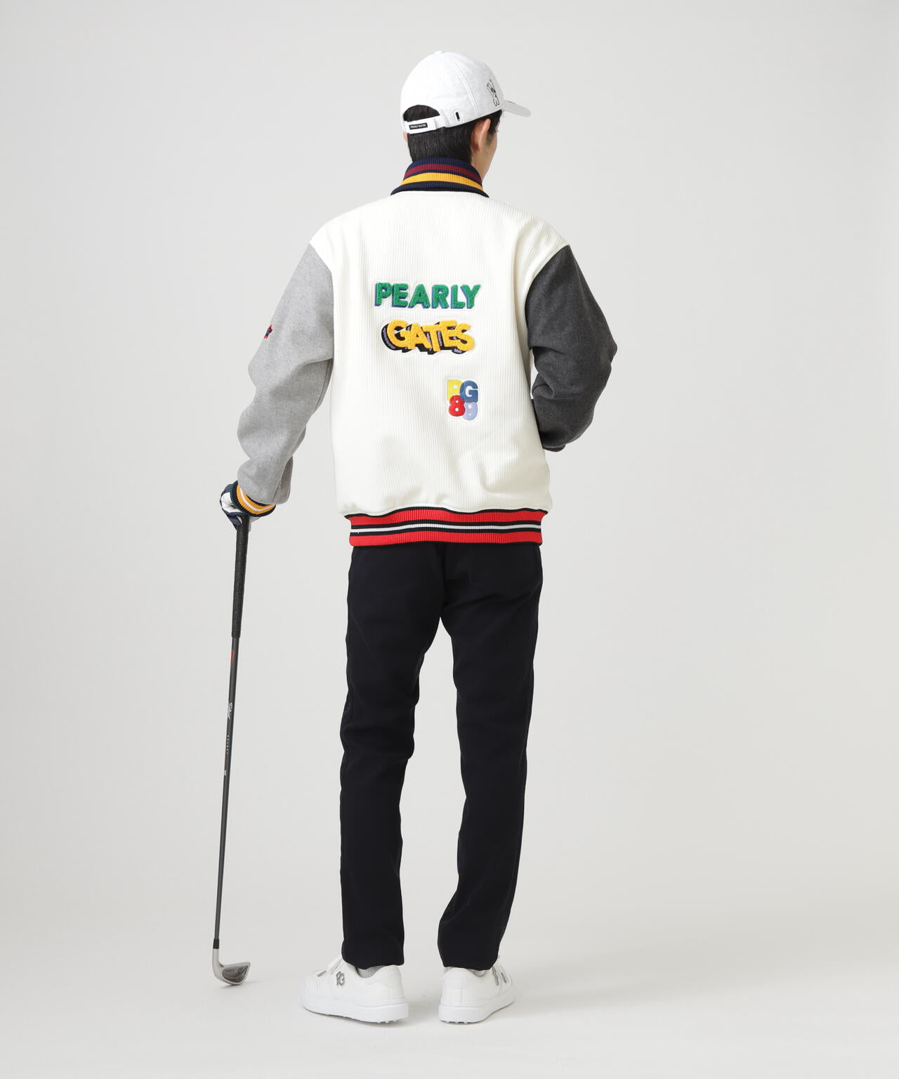 PeストレッチヘリンボーンJQ裏起毛スタジャン