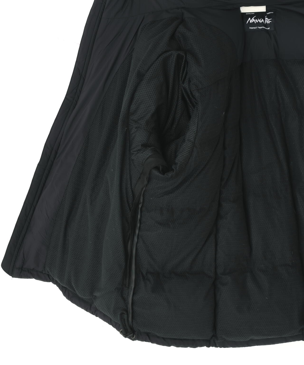 【PGG】【直営店舗&公式オンライン限定】NANGA×PGG Nyメカニカルストレッチダウンフーディブルゾン (MENS)