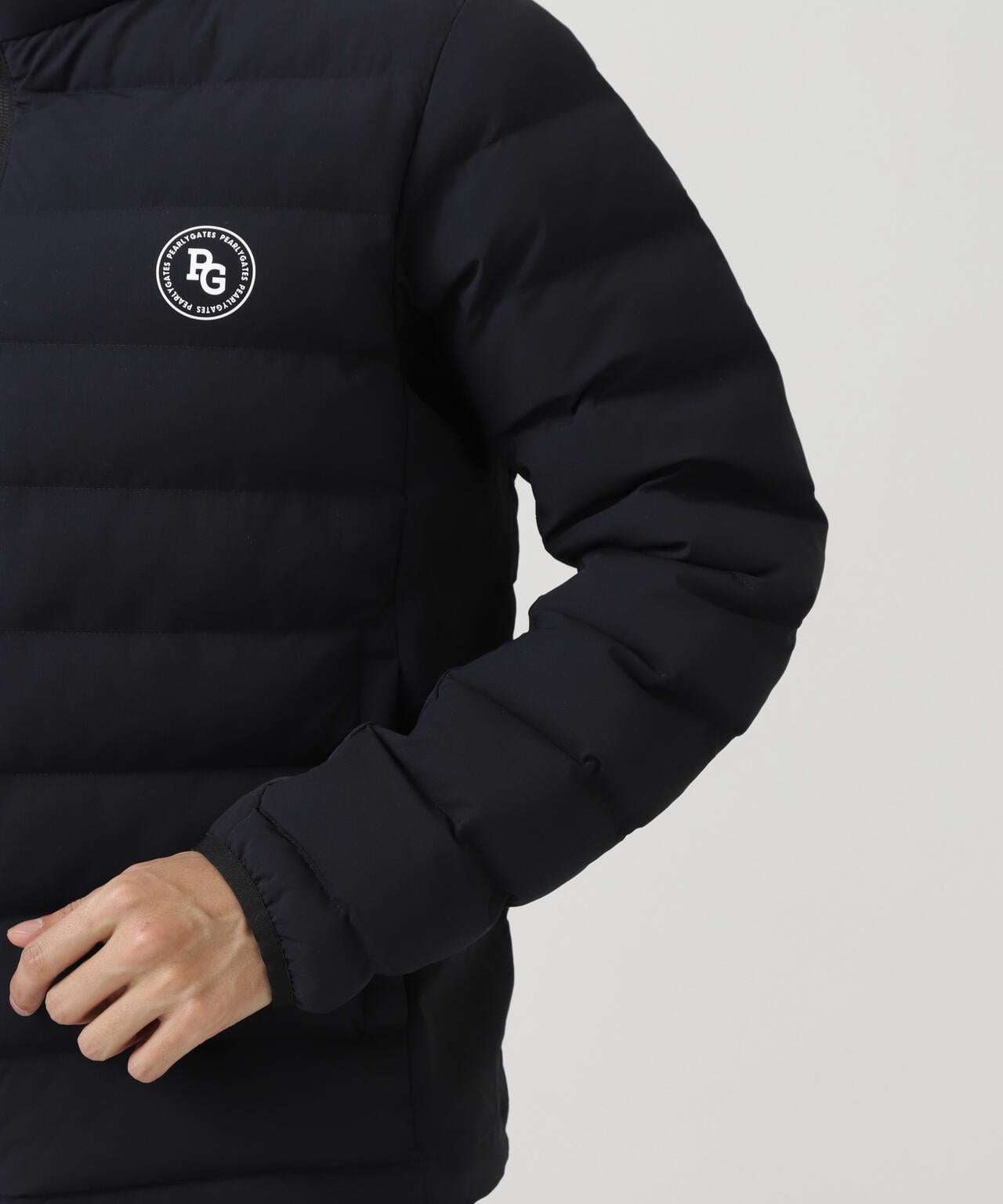 NyストレッチBIGリップストップ中綿フーディブルゾン