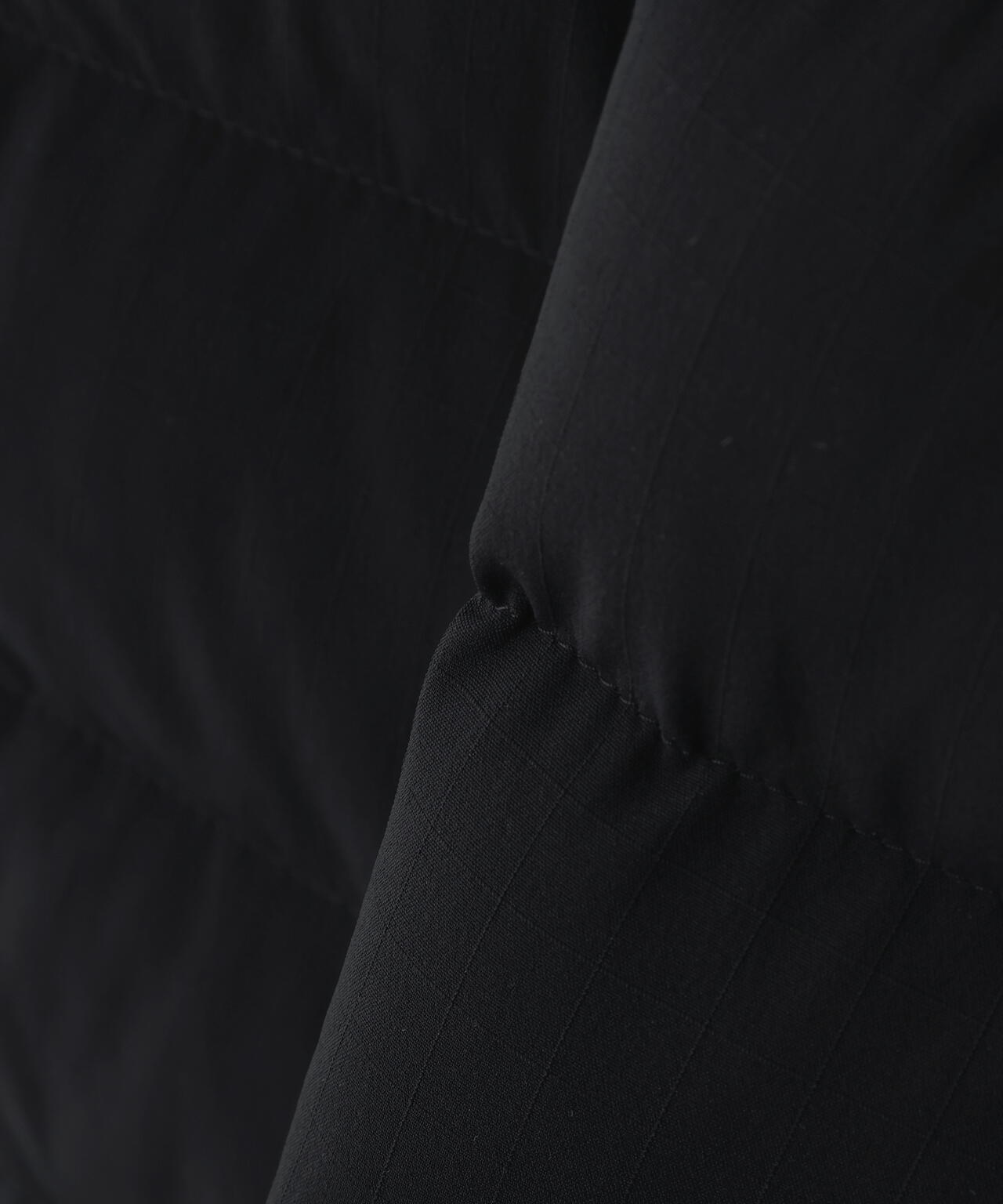 NyストレッチBIGリップストップ中綿フーディブルゾン