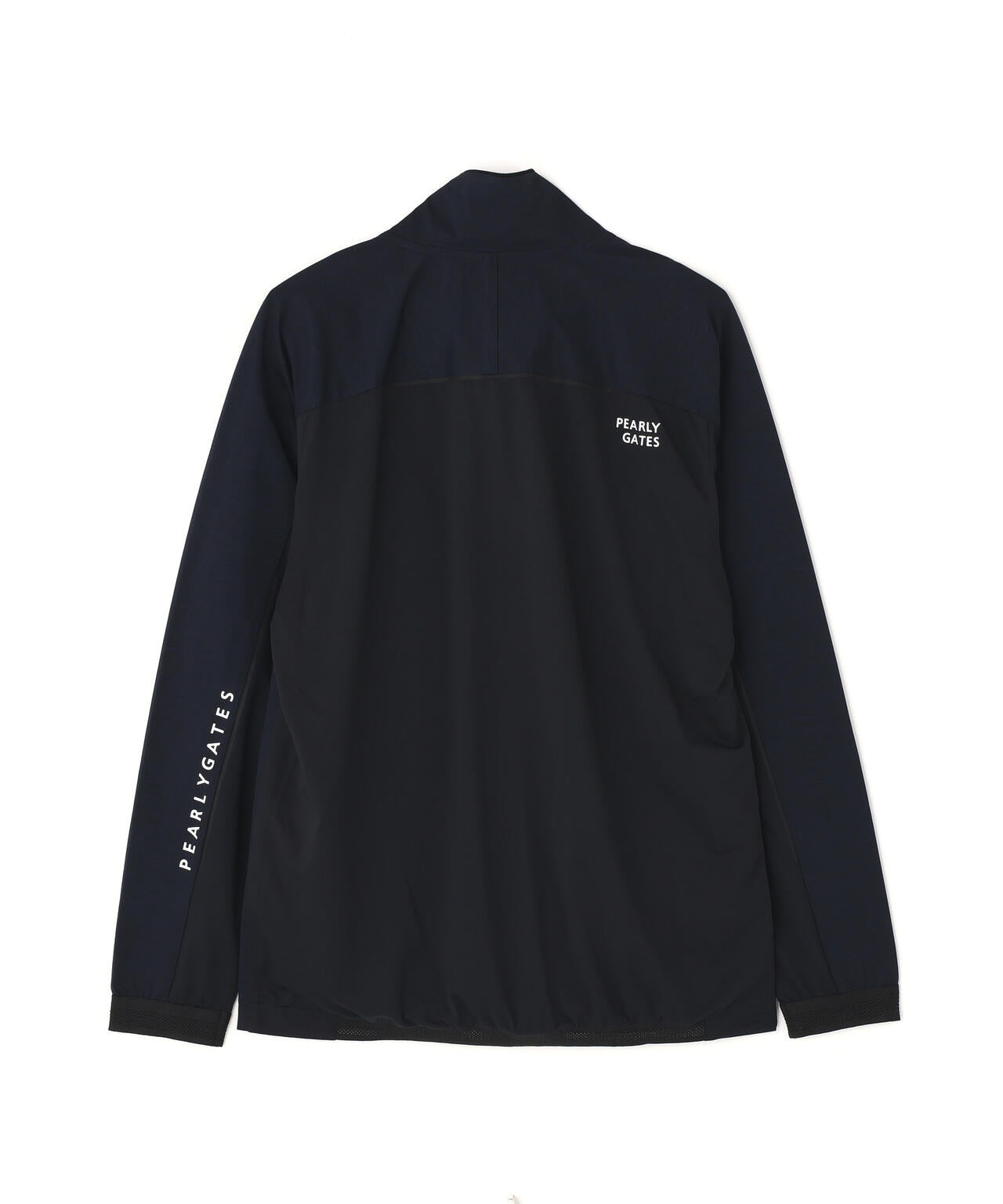 Peカチオンメランジ天竺ジップアップブルゾン