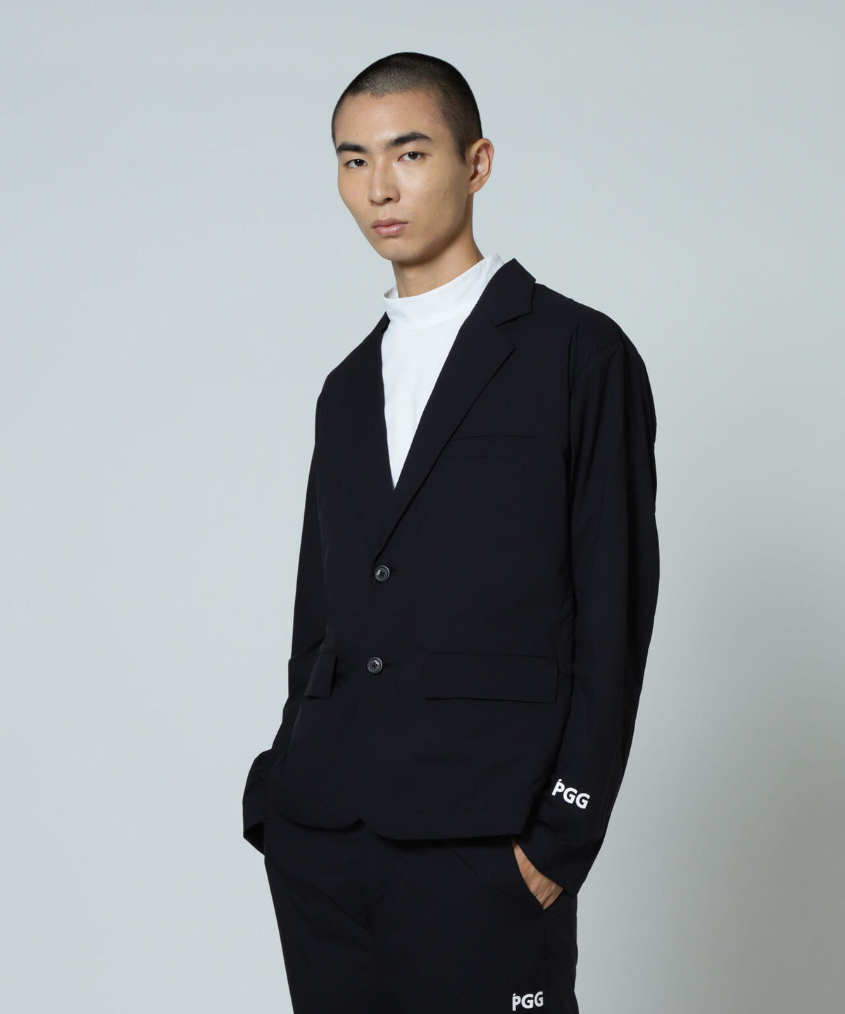 【PGG】【直営店舗&公式オンライン限定】NANGA×PGG Nyメカニカルストレッチテーラードジャケット (MENS)