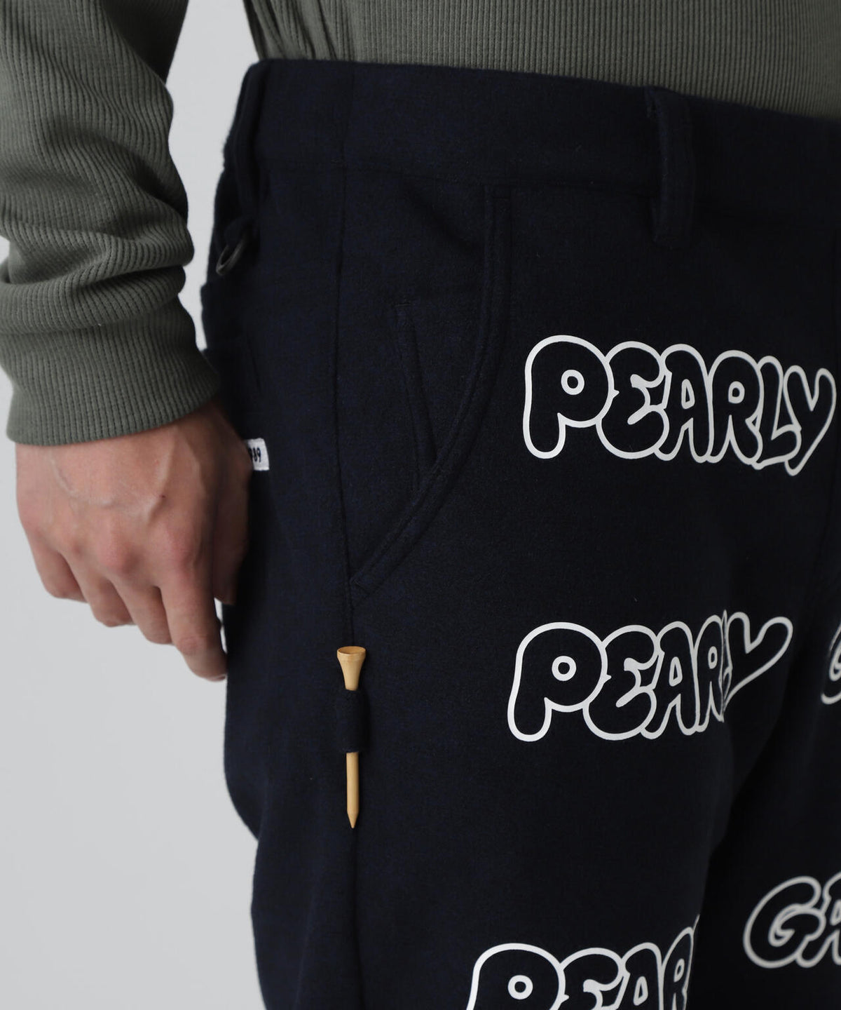 Peスライバーニットパンツ