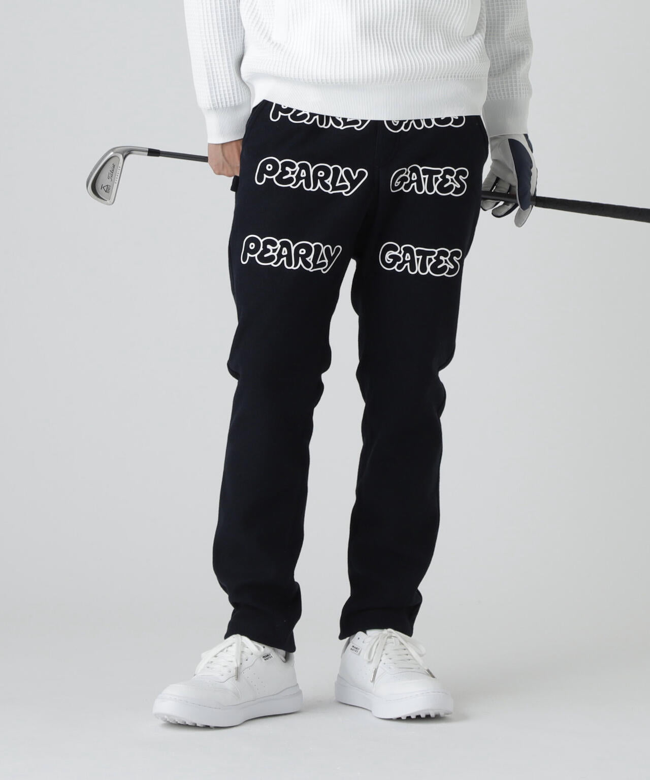 Peスライバーニットパンツ