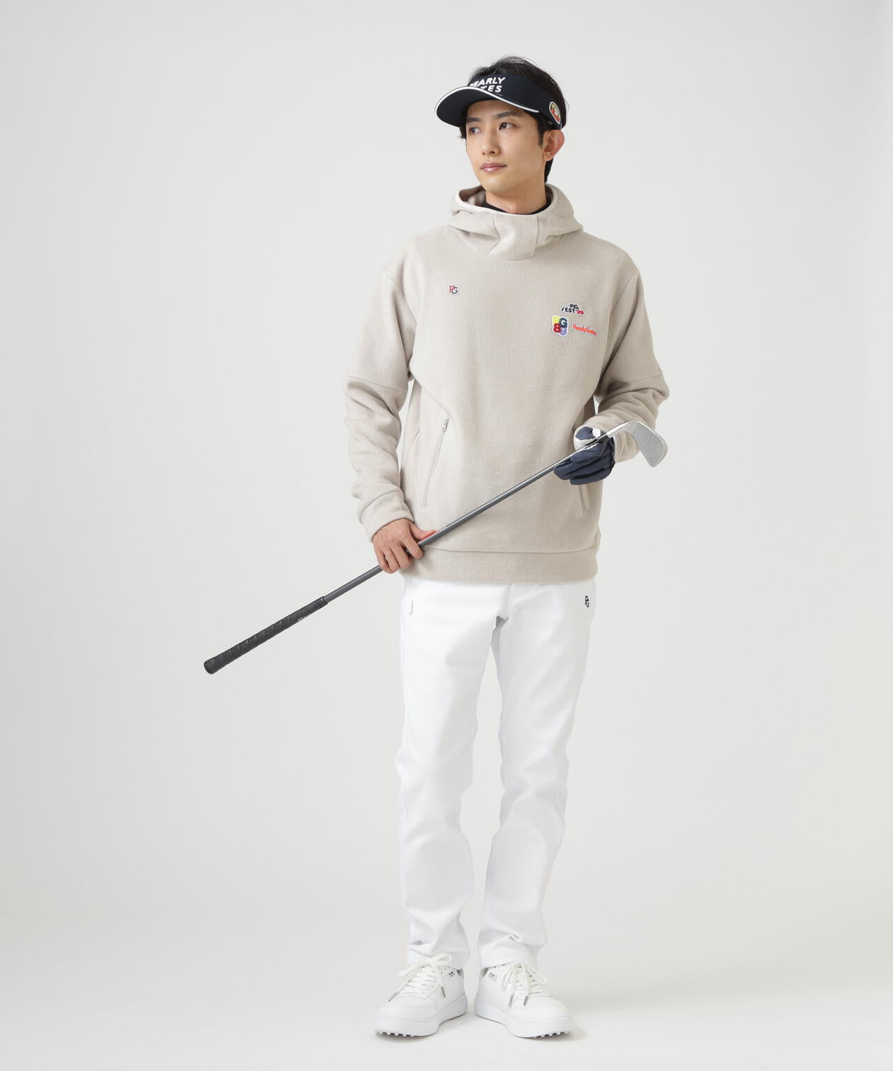 C/Peストレッチカルゼ裏地付きパンツ