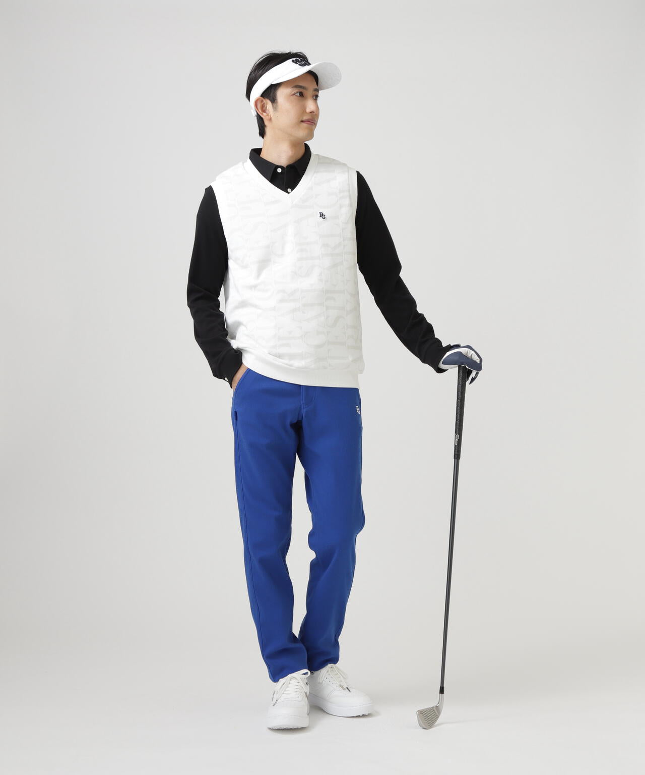 C/Peストレッチカルゼ裏地付きパンツ