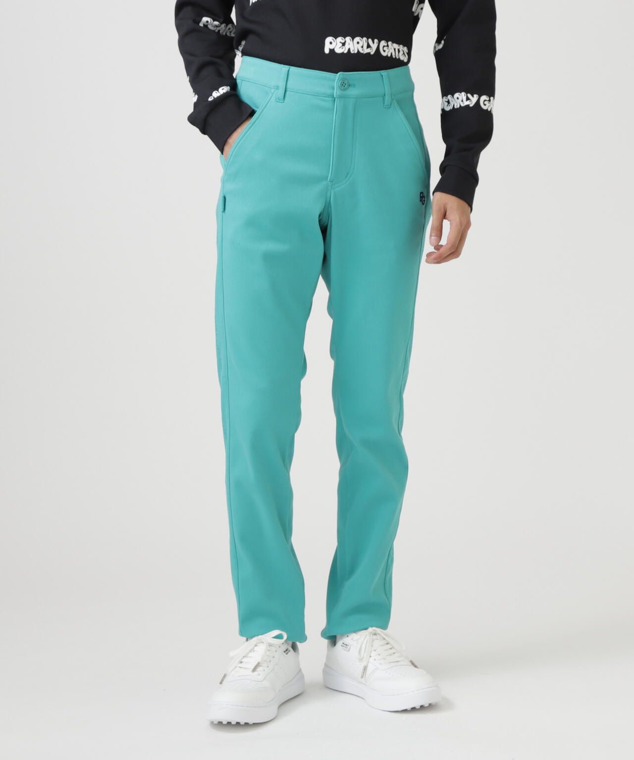 C/Peストレッチカルゼ裏地付きパンツ