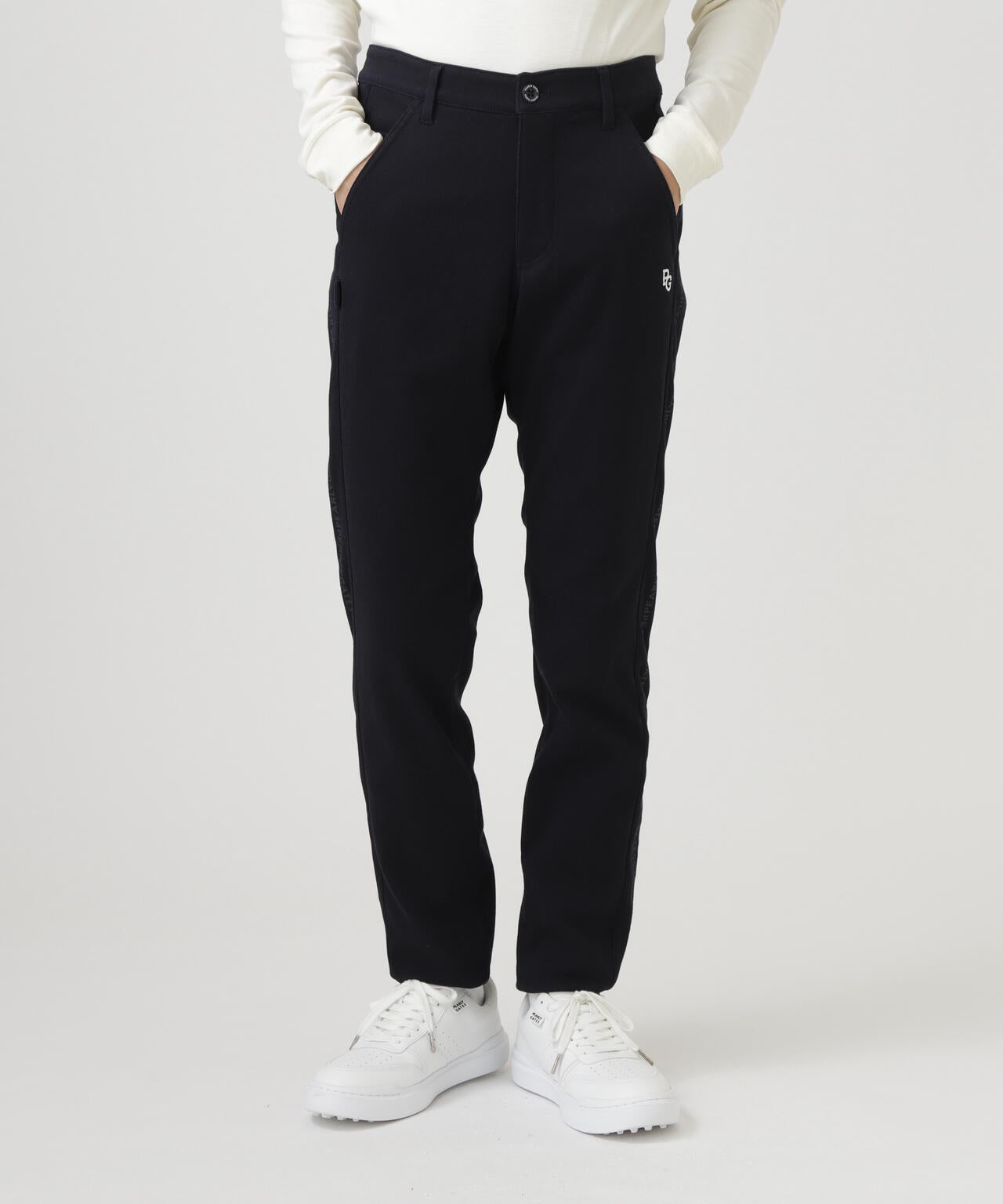 C/Peストレッチカルゼ裏地付きパンツ