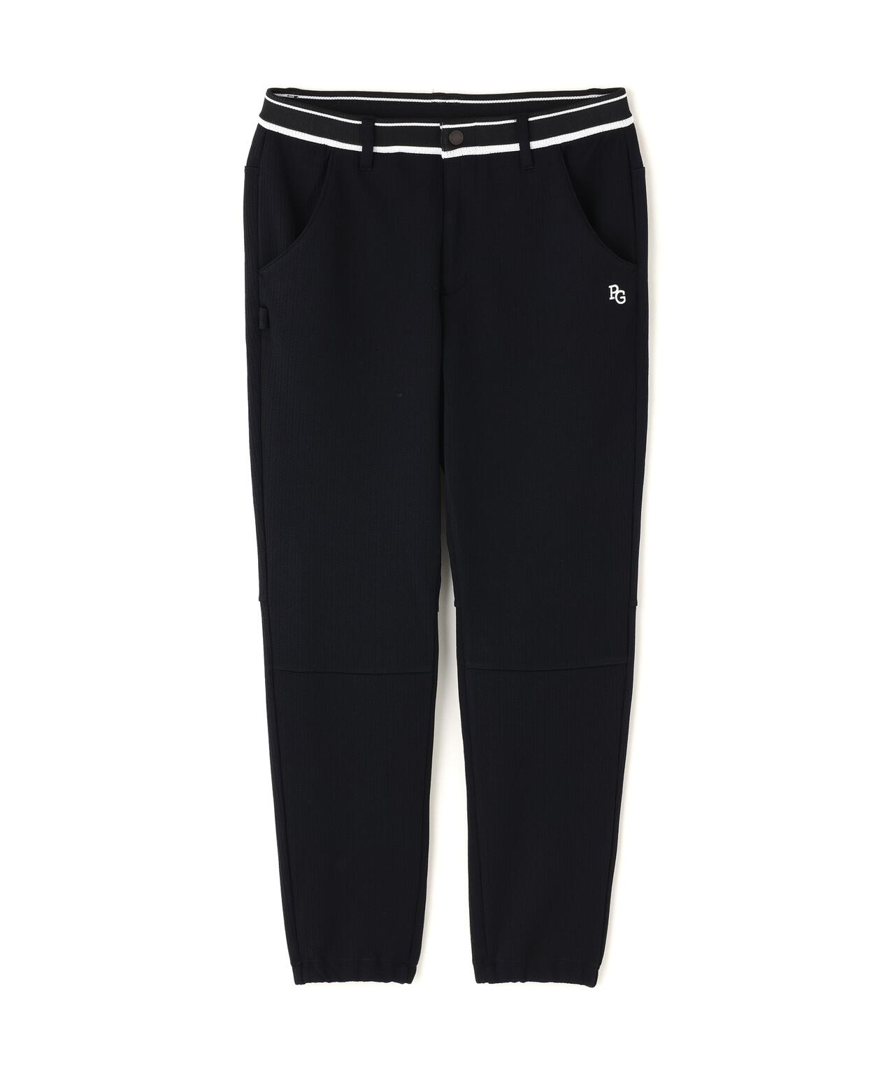 PeストレッチヘリンボーンJQ裏起毛ジョガーパンツ