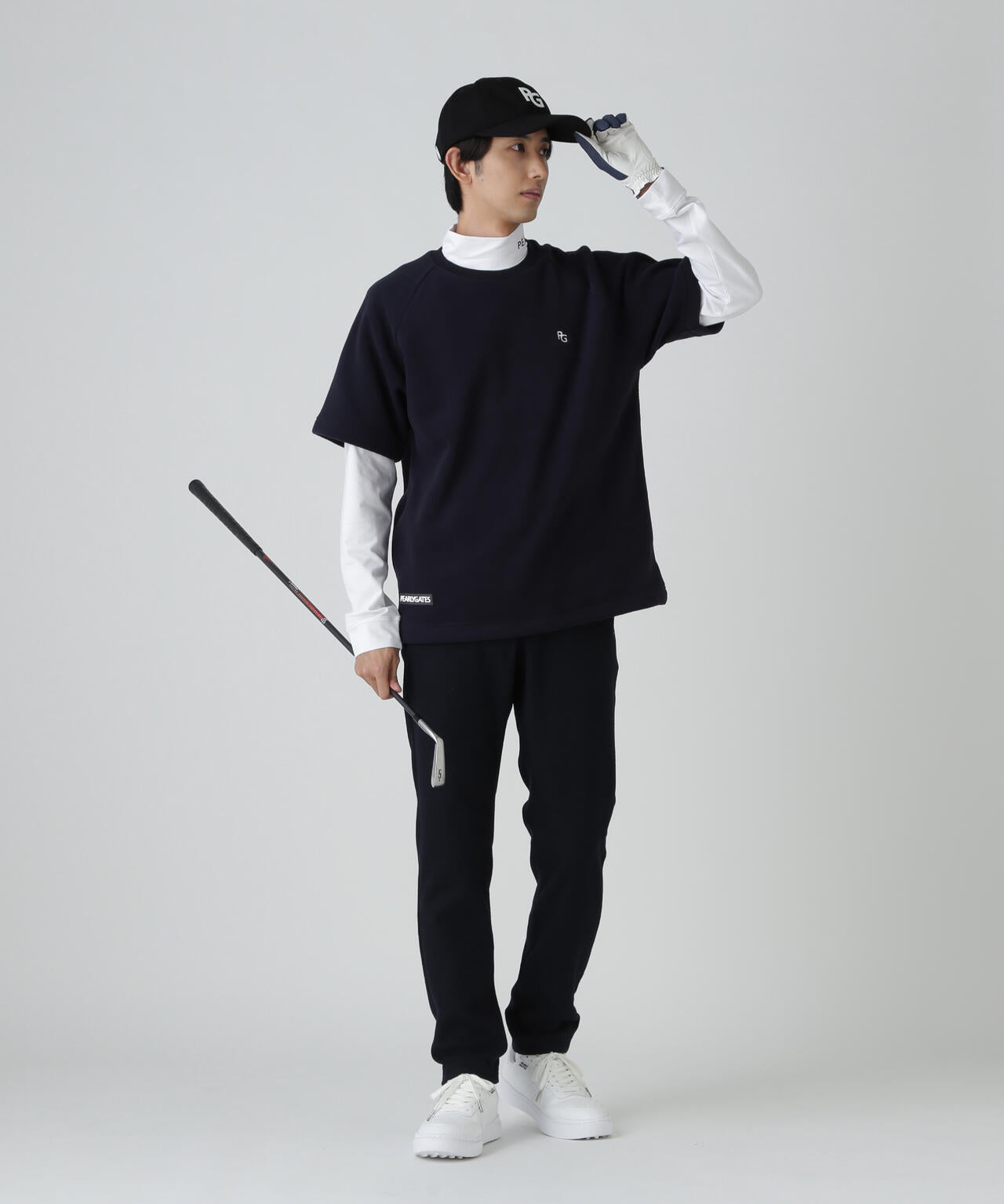 Peスライバーニットパンツ <無地>