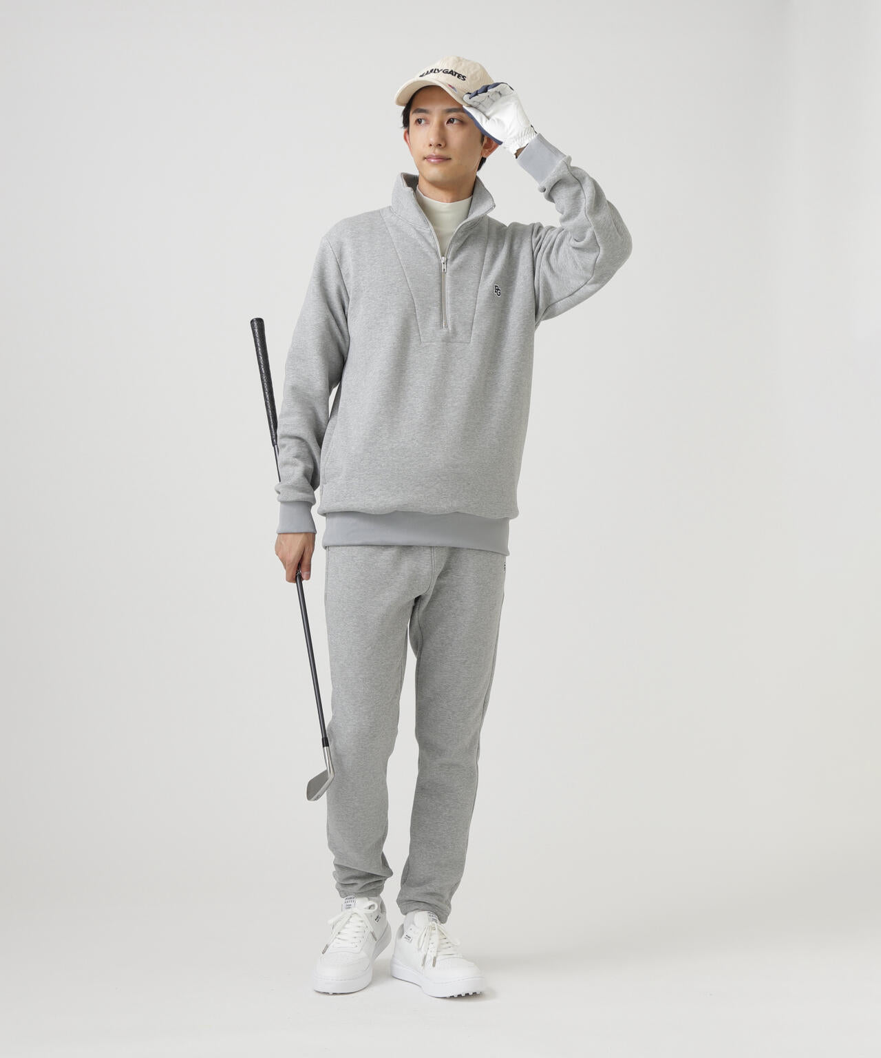 ツイル裏毛スウェットパンツ