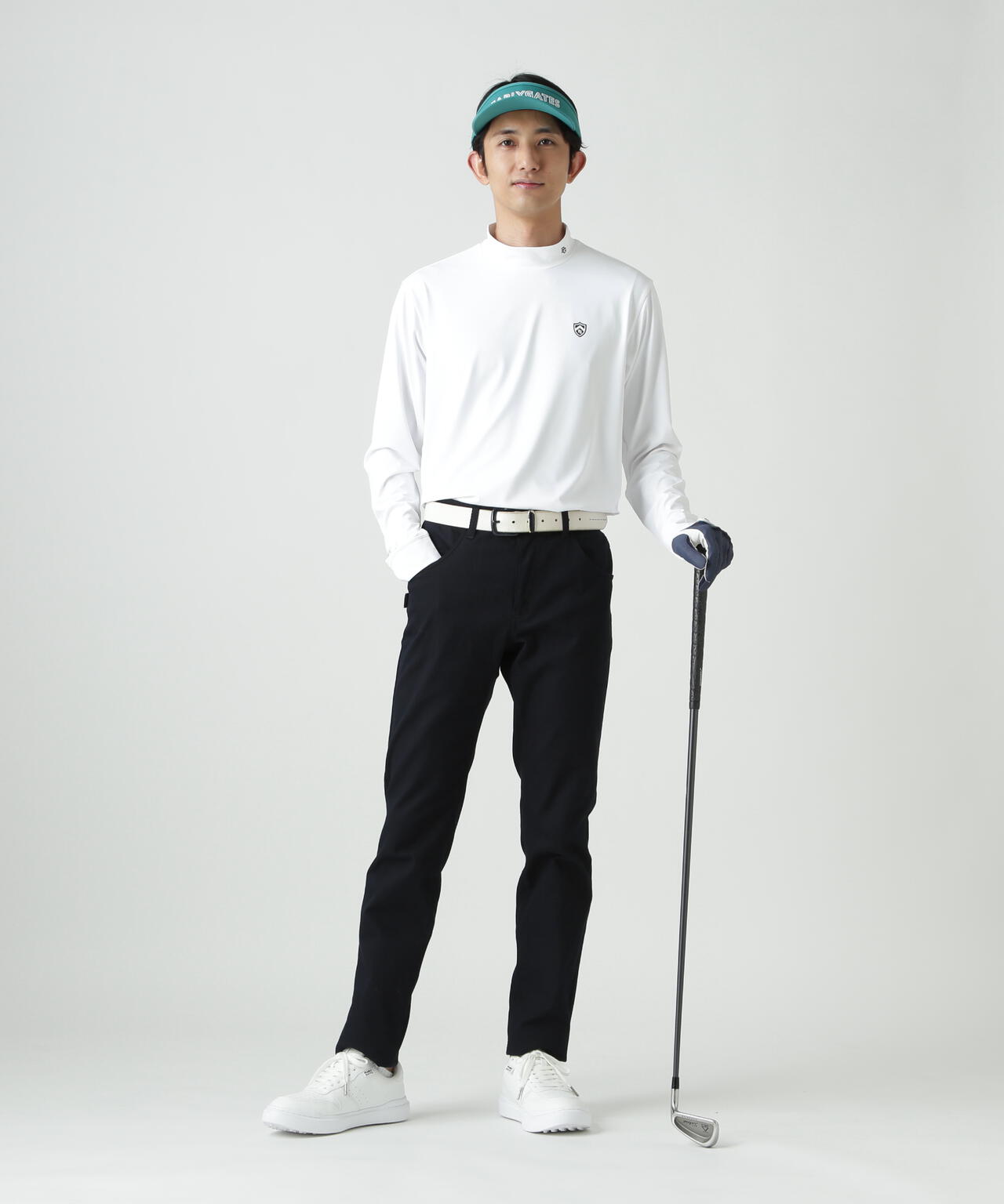 PG is PG C/Peストレッチカルゼ5ポケットパンツ