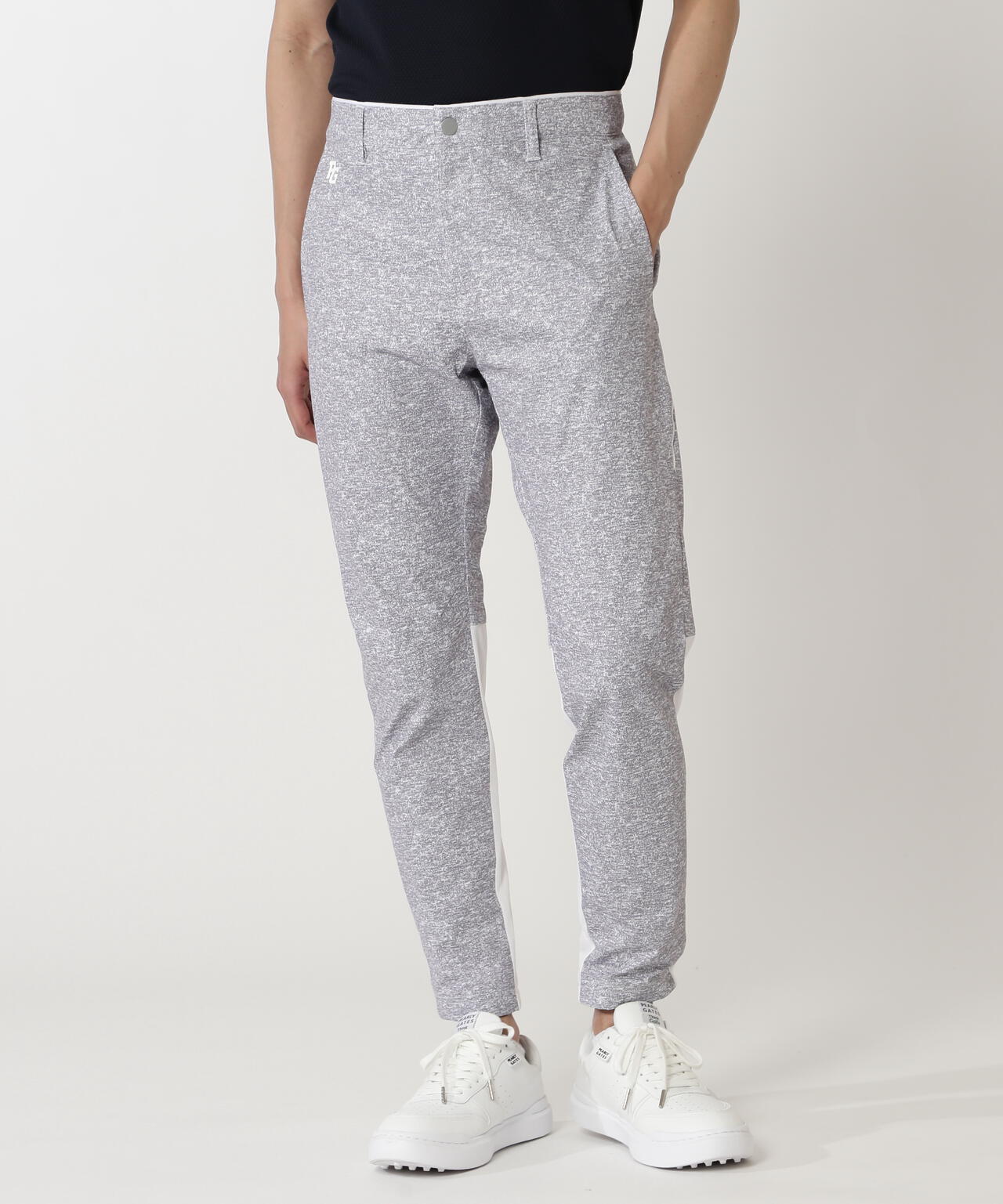 Peカチオンメランジ天竺パンツ