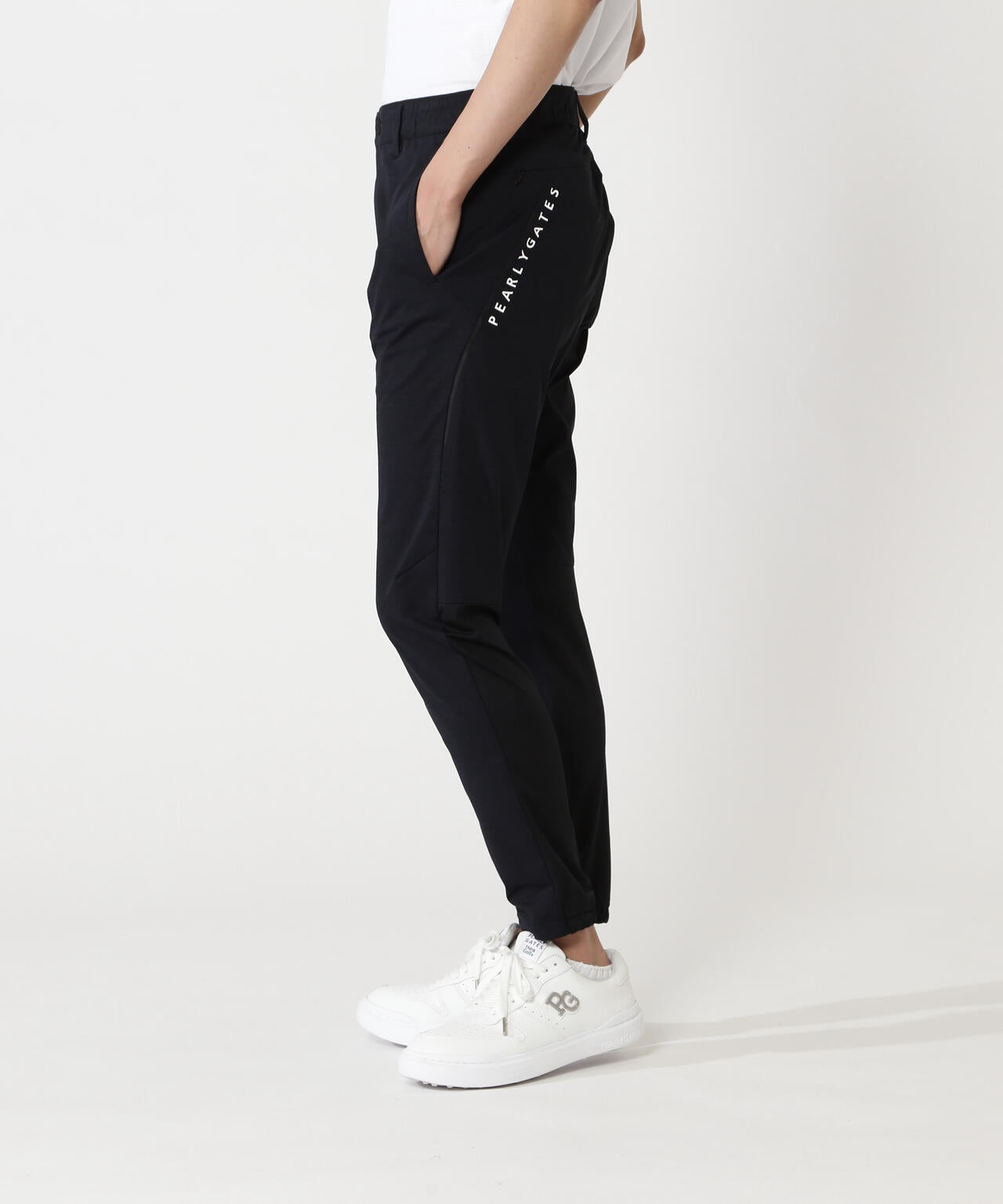 Peカチオンメランジ天竺パンツ