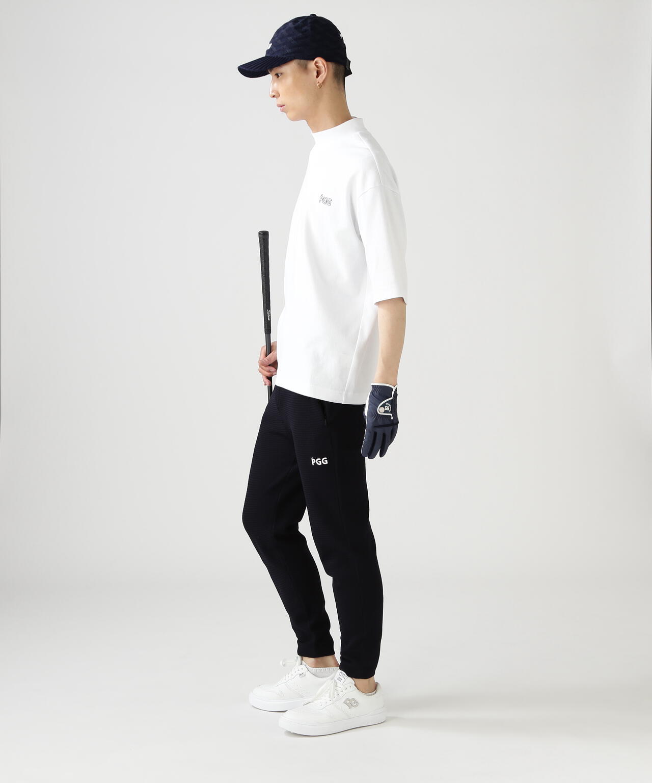 【PGG】【直営店舗&公式オンライン限定】ポリエステルヤーンmmニットパンツ (MENS)