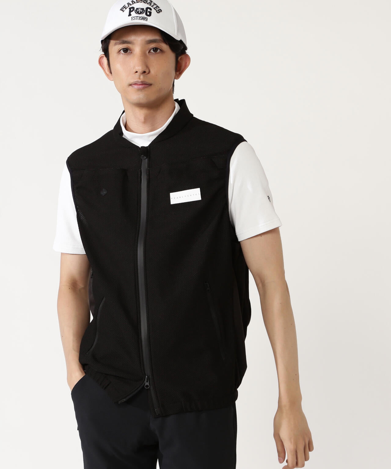 【公式オンライン限定】ファン&ペルチェ付き ディンプルメッシュストレッチラミネートベスト(MENS)