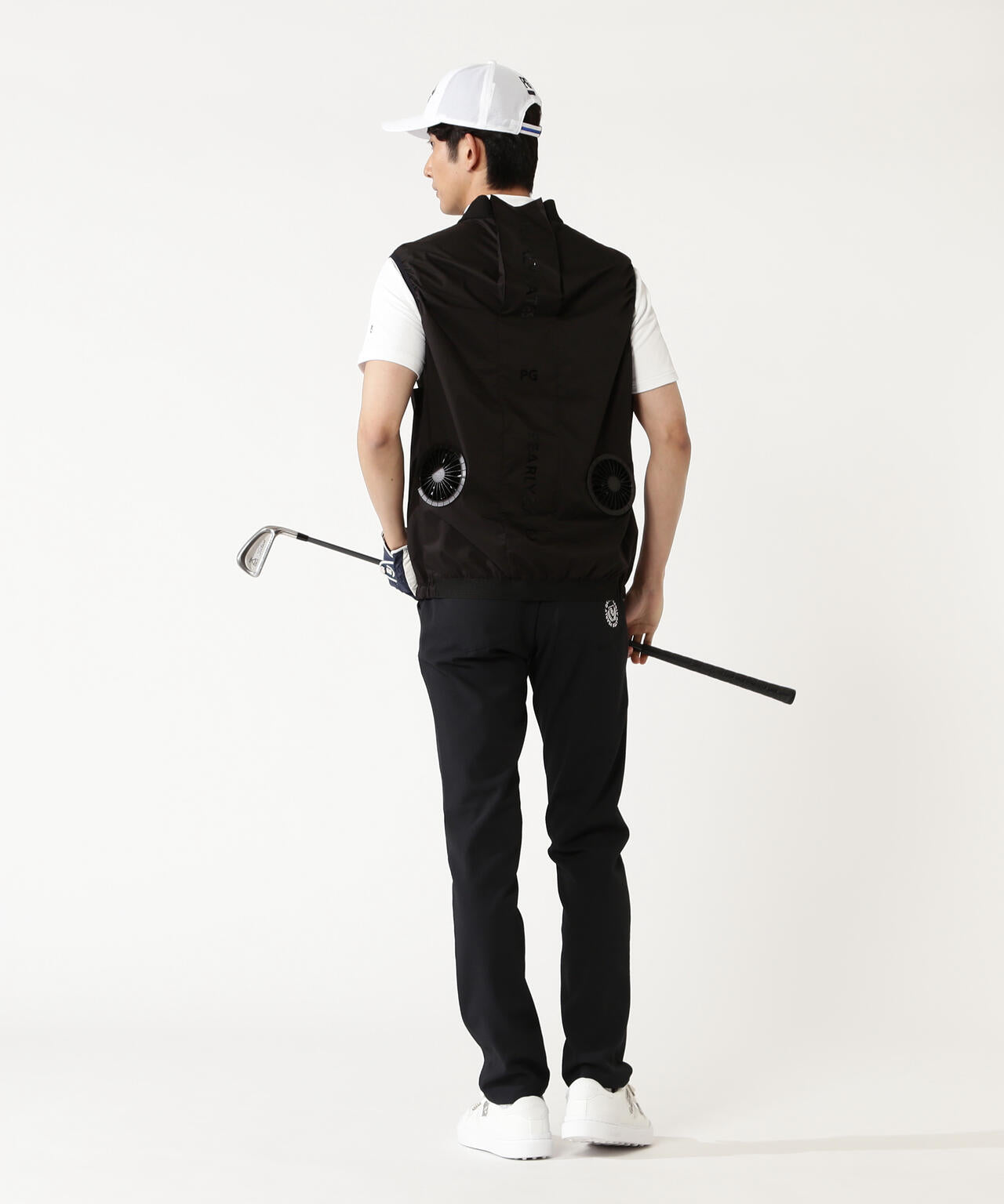 【公式オンライン限定】ファン&ペルチェ付き ディンプルメッシュストレッチラミネートベスト(MENS)