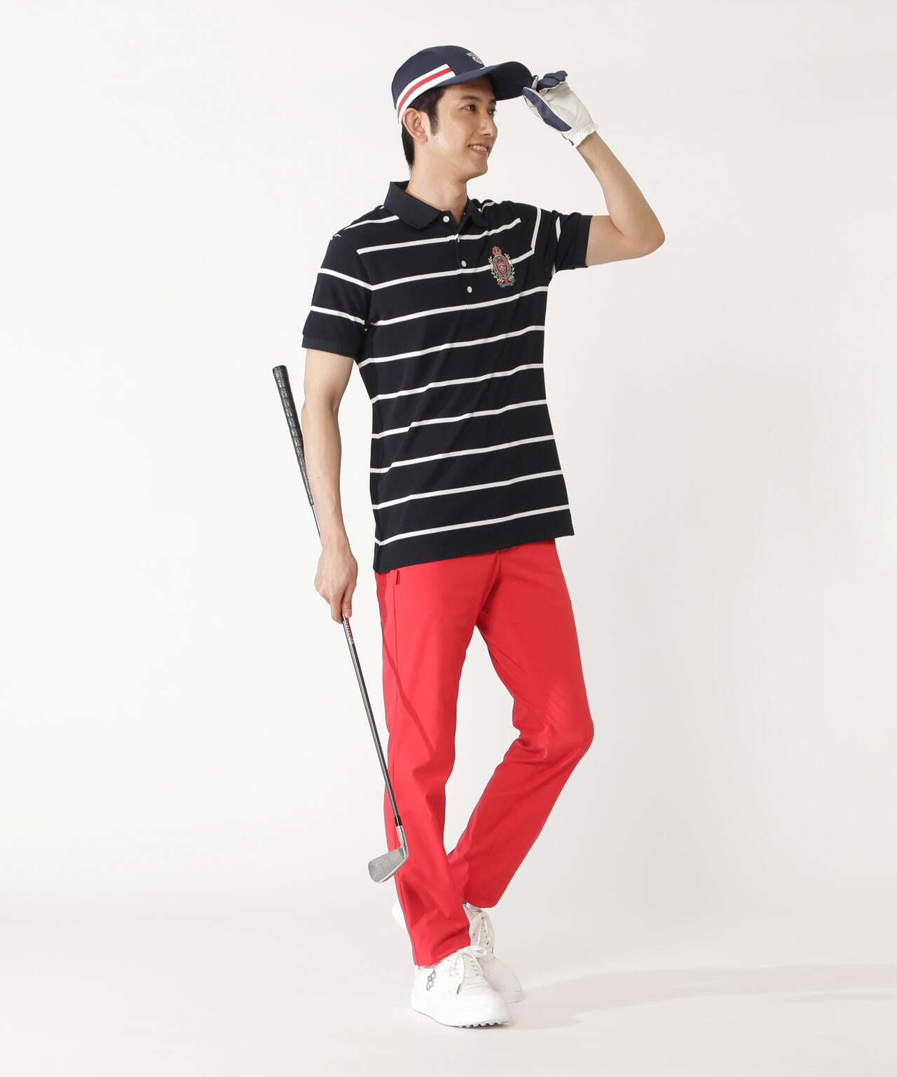 H:182cm/C:93/W:77/H:91 着用サイズ:5