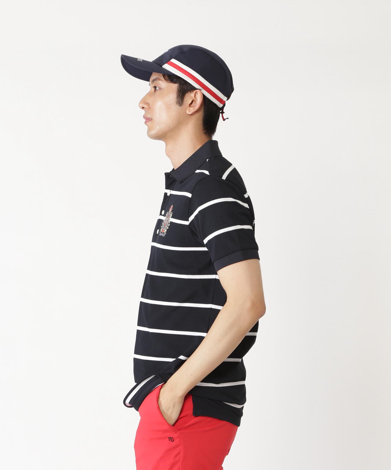 H:182cm/C:93/W:77/H:91 着用サイズ:5