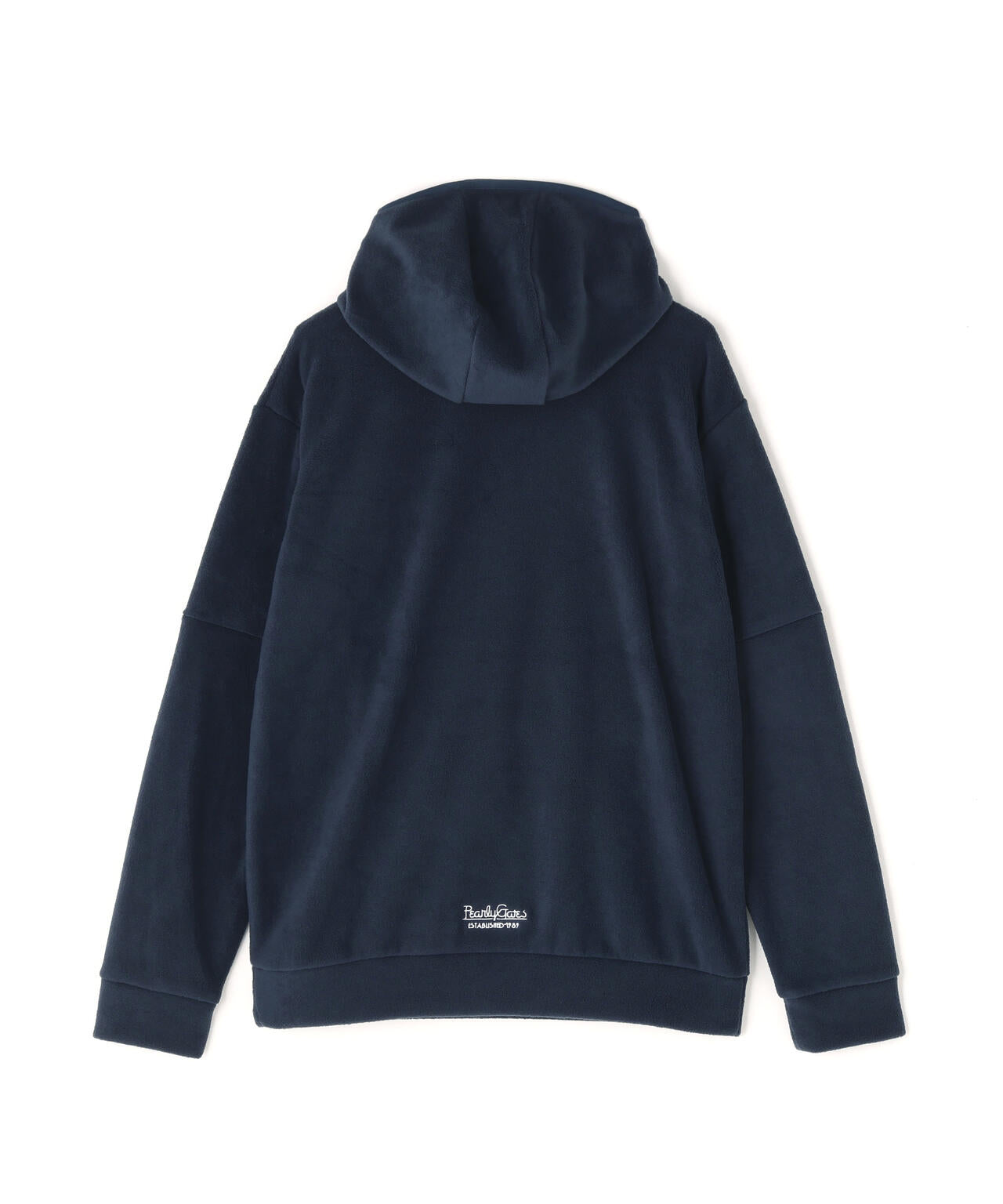 レーヨンブレンドストレッチフリースフーディプルオーバー