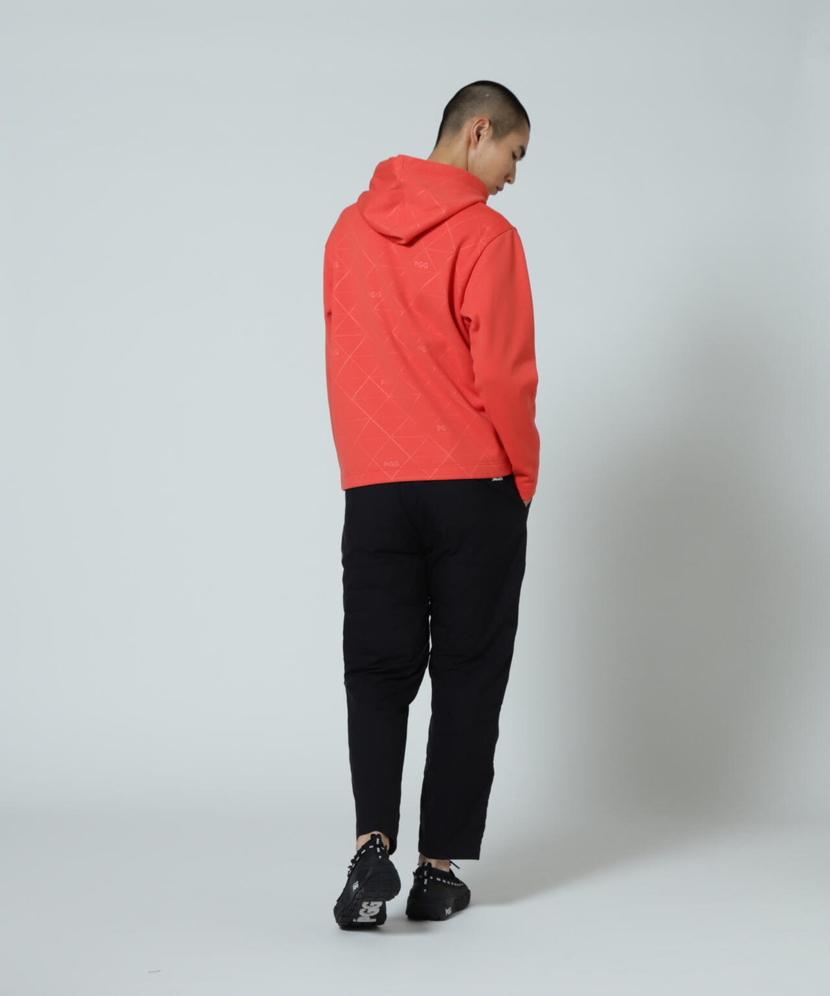 【PGG】ストレッチKARUISHIフーディプルオーバー (MENS)
