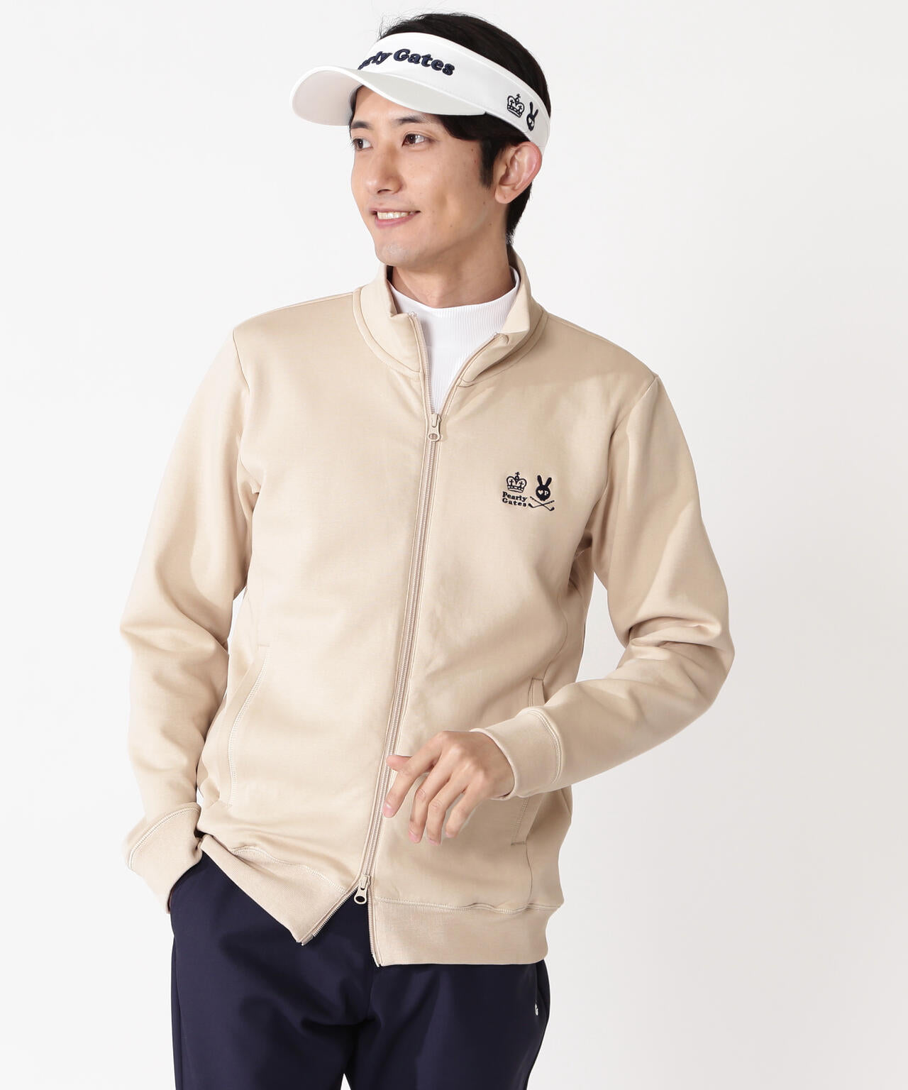 スカルラビットダンボールフルジップフーディ