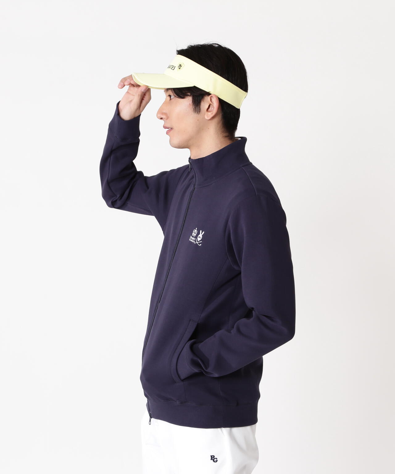 スカルラビットダンボールフルジップフーディ