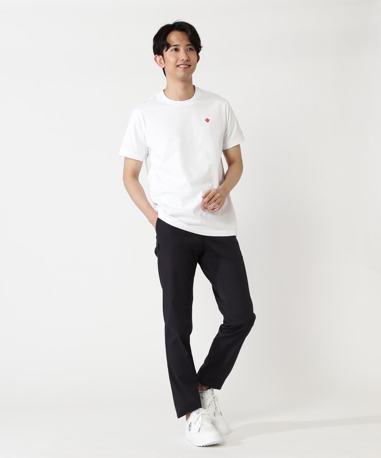 40/2天竺グレース加工半袖Tシャツ