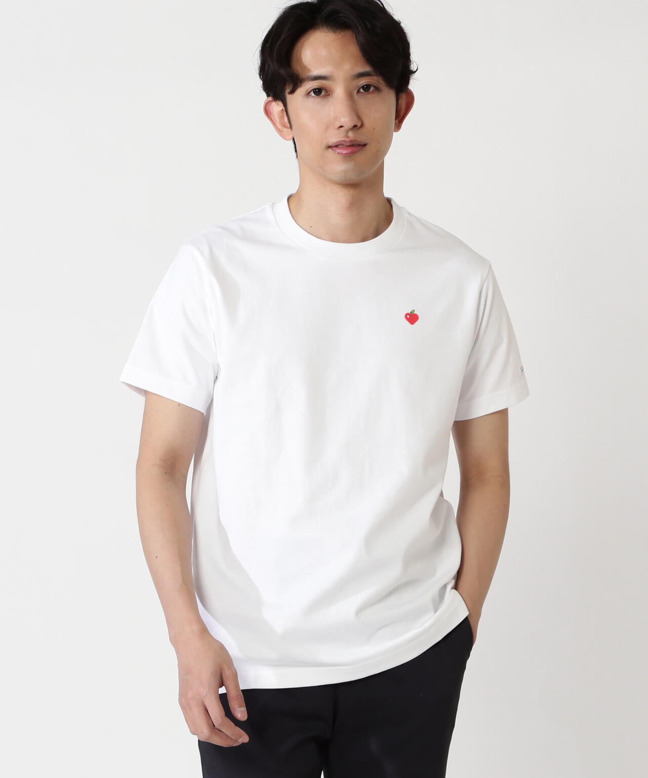 40/2天竺グレース加工半袖Tシャツ