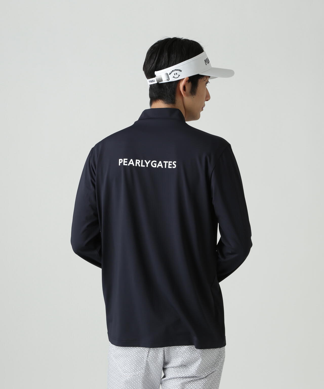 ポリエステルベア天竺長袖ハイネックカットソー