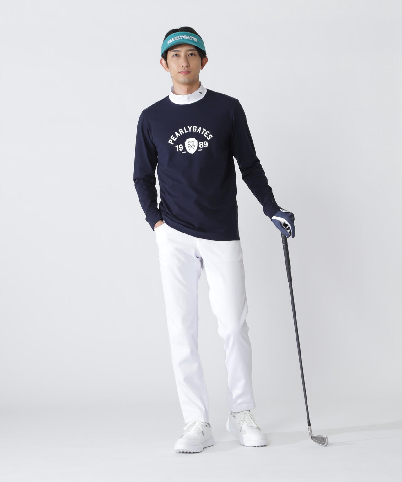 ベアカノコ長袖ハイネックカットソー