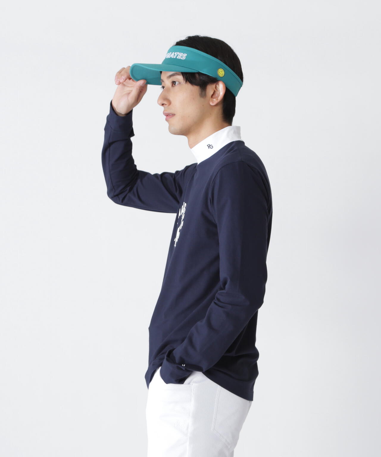 ベアカノコ長袖ハイネックカットソー