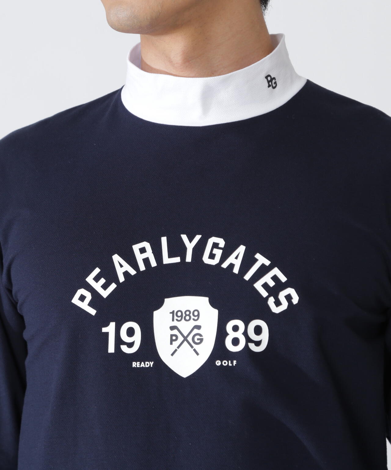 ベアカノコ長袖ハイネックカットソー