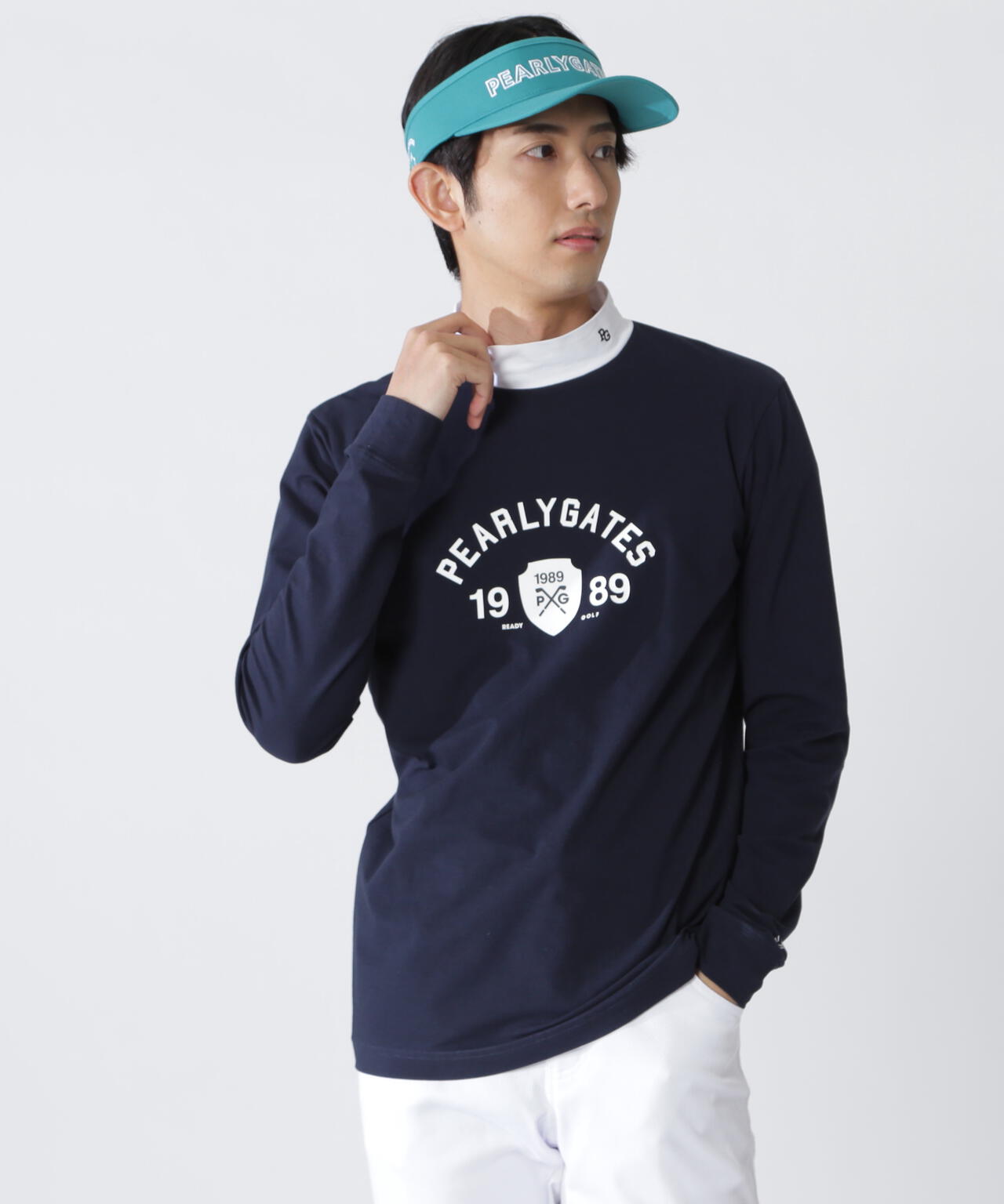 ベアカノコ長袖ハイネックカットソー