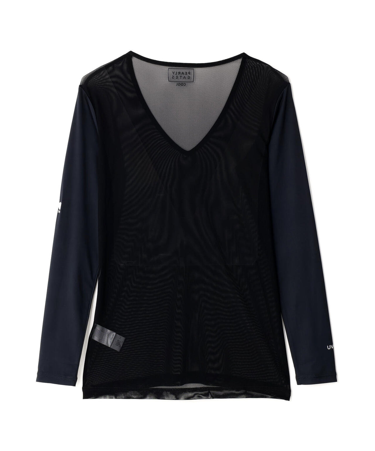 【PG BODY】N/パワーネット×Peベア天竺長袖Uネックカットソー