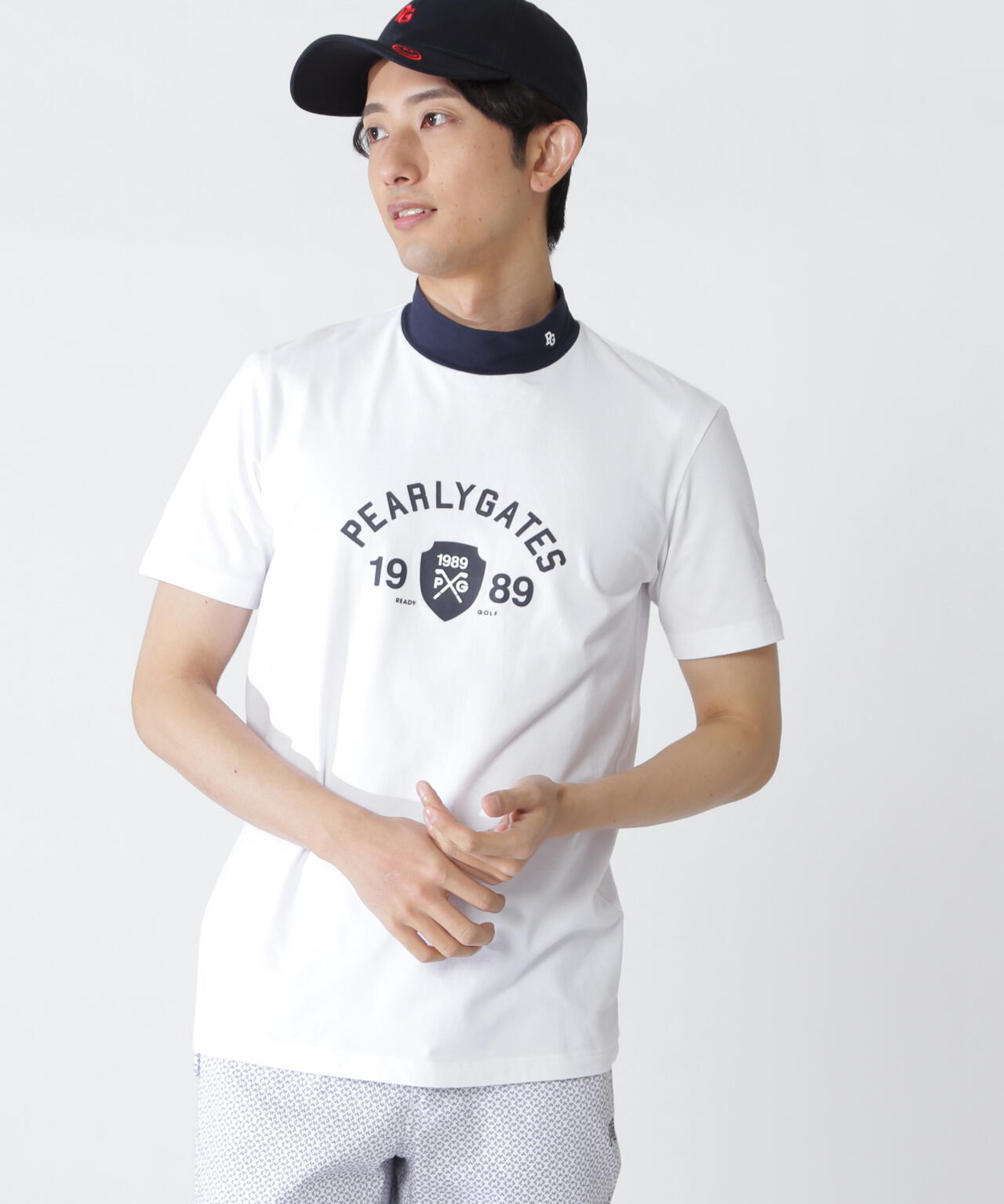 ベアカノコ半袖ハイネックカットソー