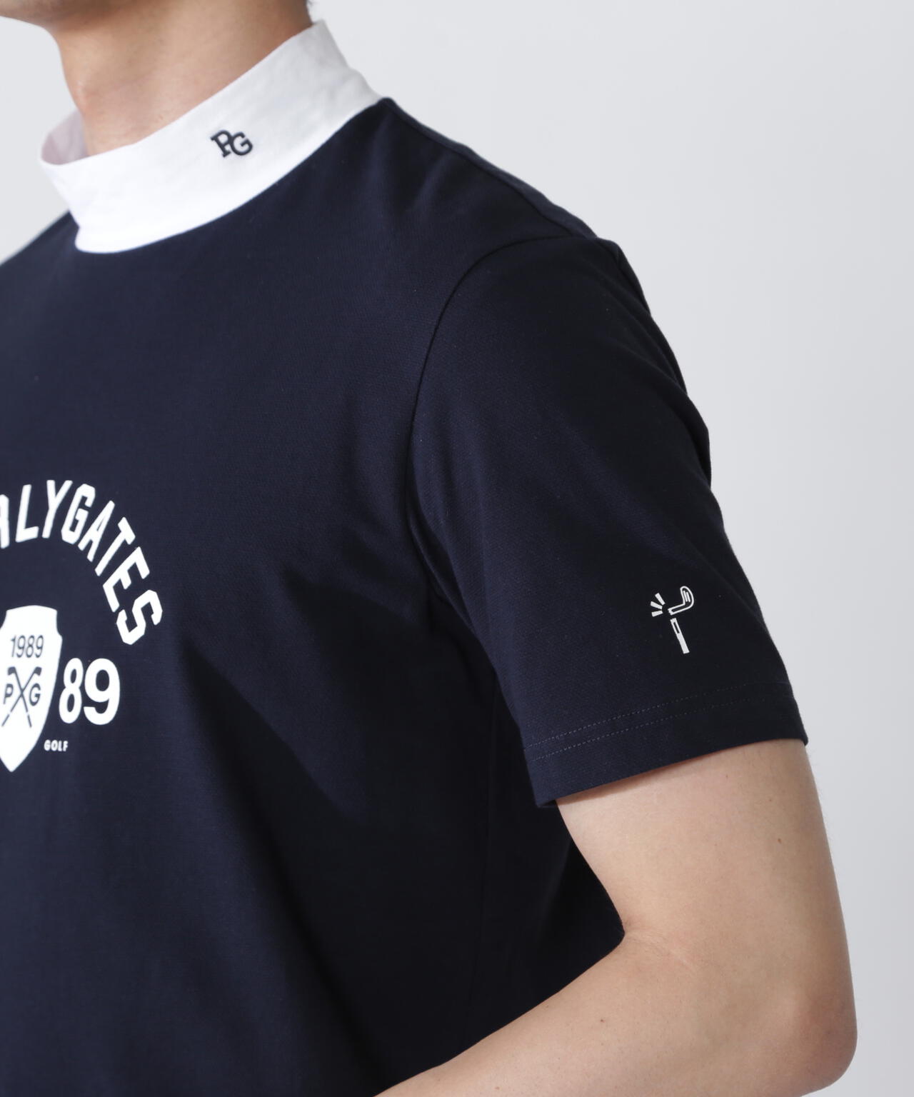 ベアカノコ半袖ハイネックカットソー