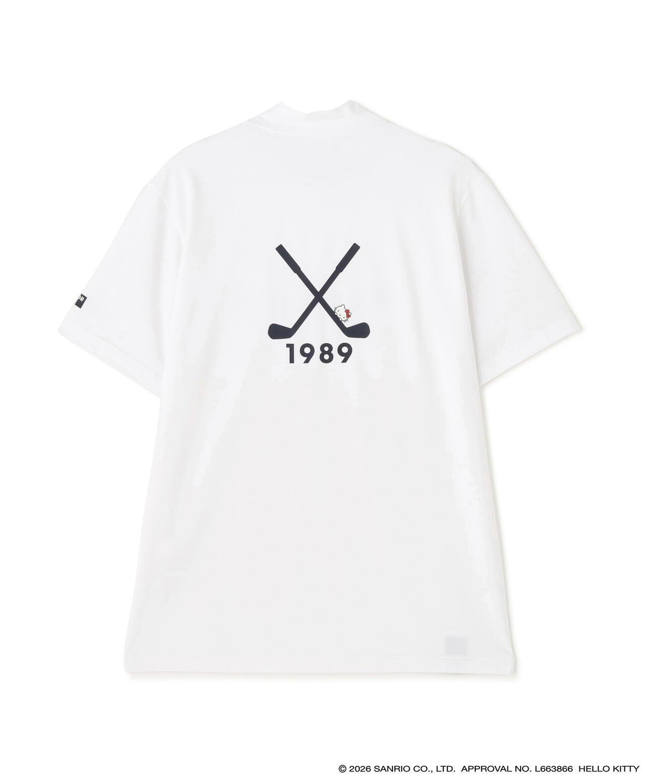 【Hello Kitty×PEARLY GATES】ベア天竺半袖ハイネックカットソー